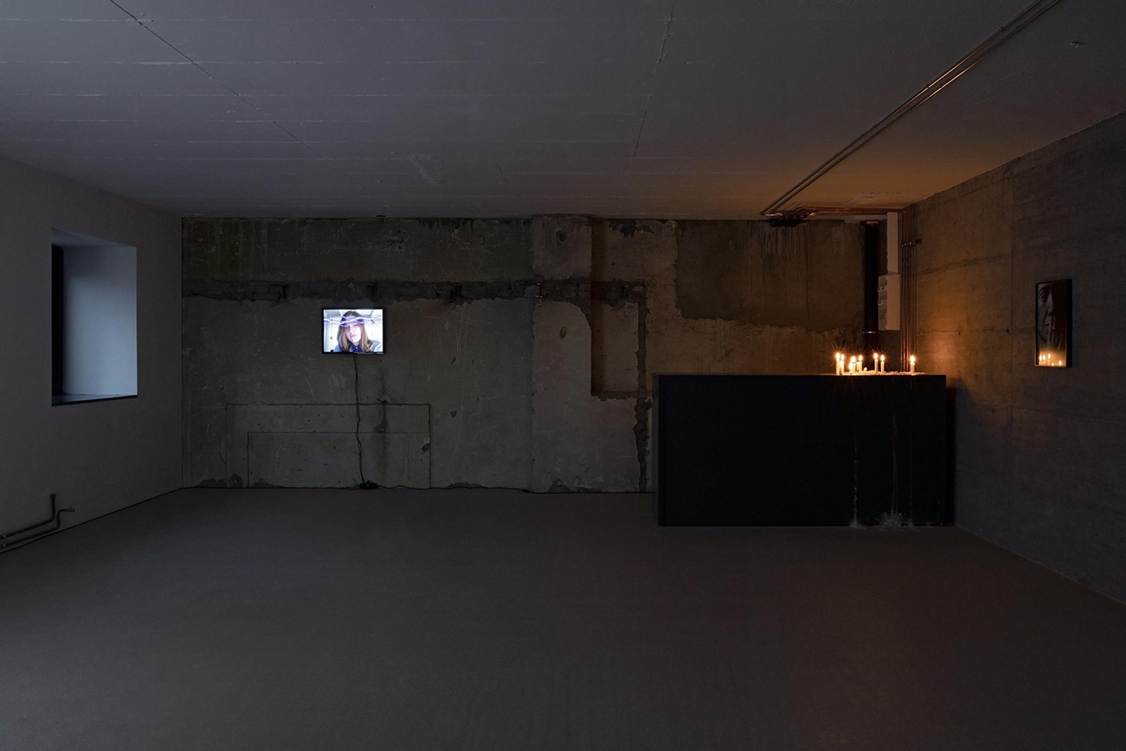 Exhibition View Group Show «Unbetrauerbar» at For, Basel, 2022 / Photo: Gina Folly / Courtesy: the artists and For