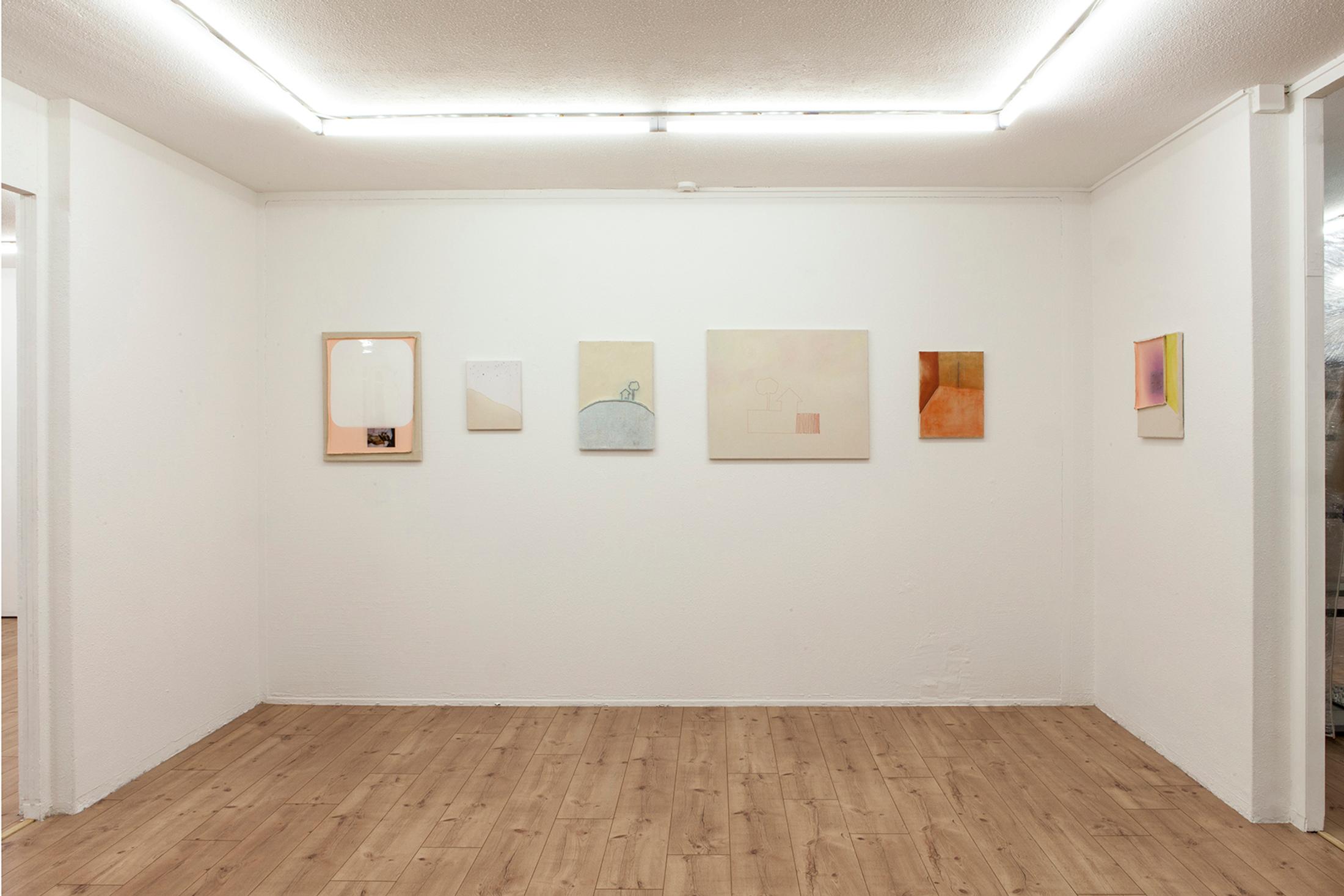 Exhibition View Groupshow «Unreal Estate; view on Anita Semadeni» at HAMLET, Oerlikon, Zurich, 2020 / Courtesy: the artist and HAMLET