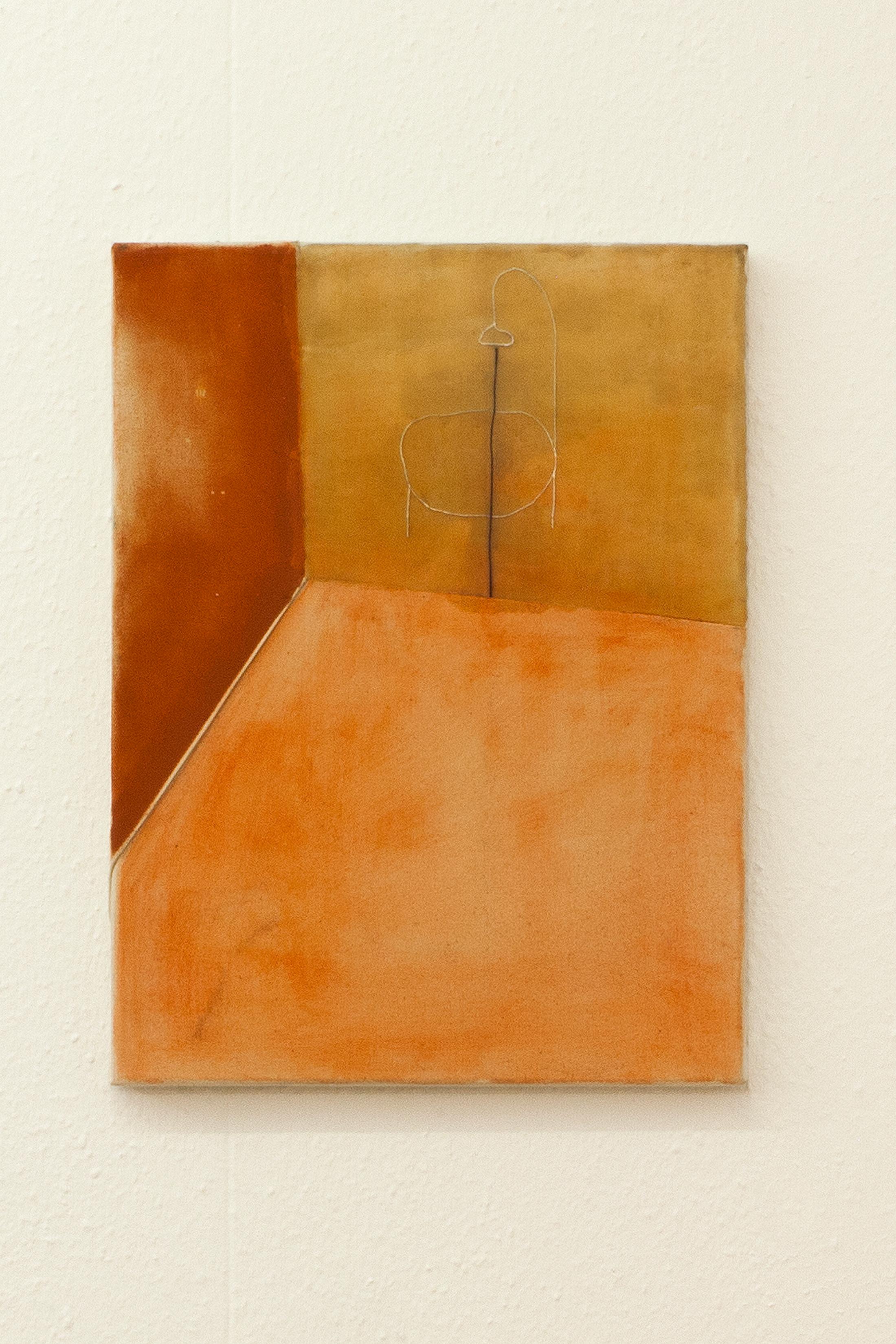 Exhibition View Groupshow «Unreal Estate; view on Anita Semadeni, Two Women Taking a Bath, 2017» at HAMLET, Oerlikon, Zurich, 2020 / Courtesy: the artist and HAMLET