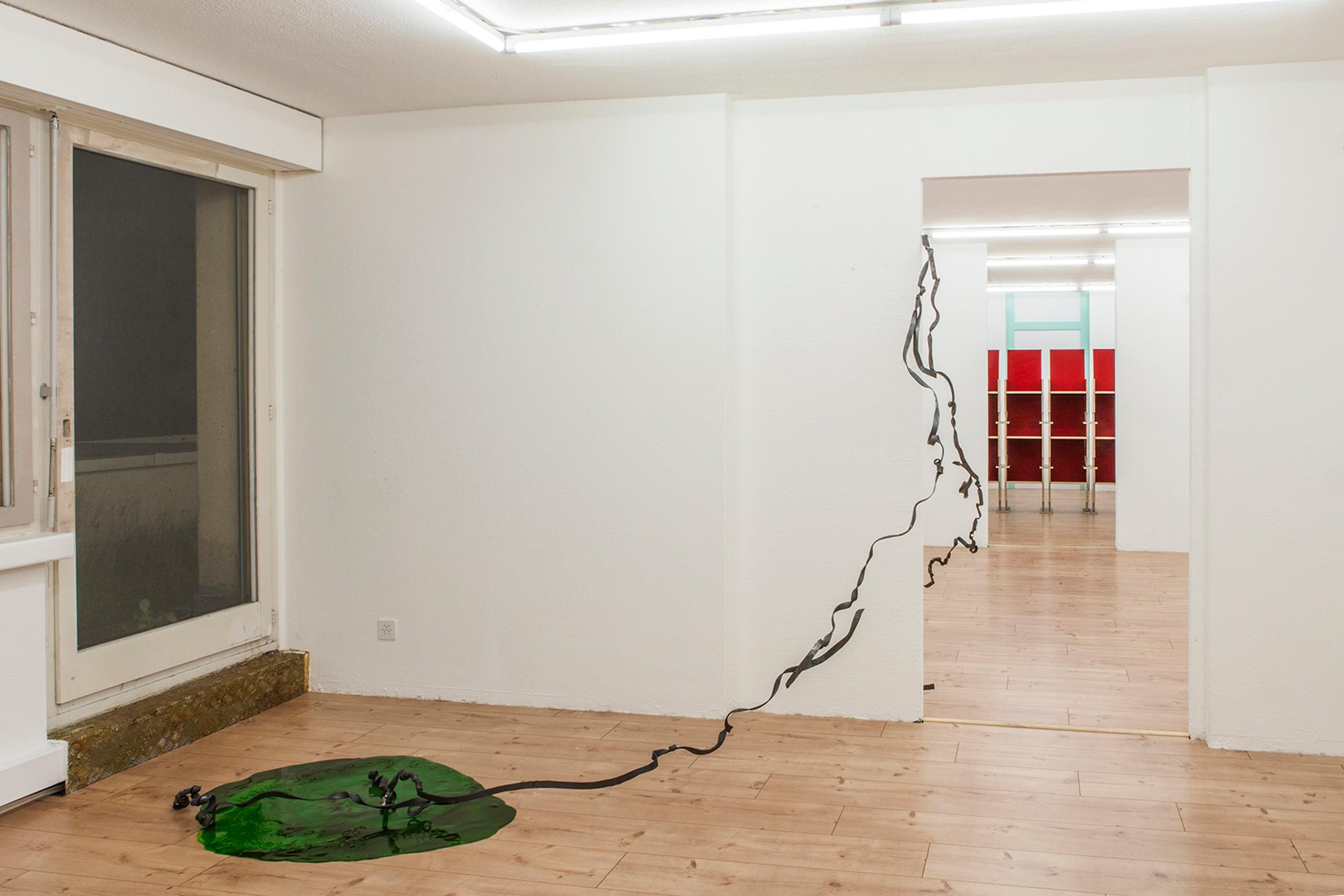 Exhibition View Groupshow «Unreal Estate» at HAMLET, Oerlikon, Zurich, 2020 / Courtesy: the artist and HAMLET