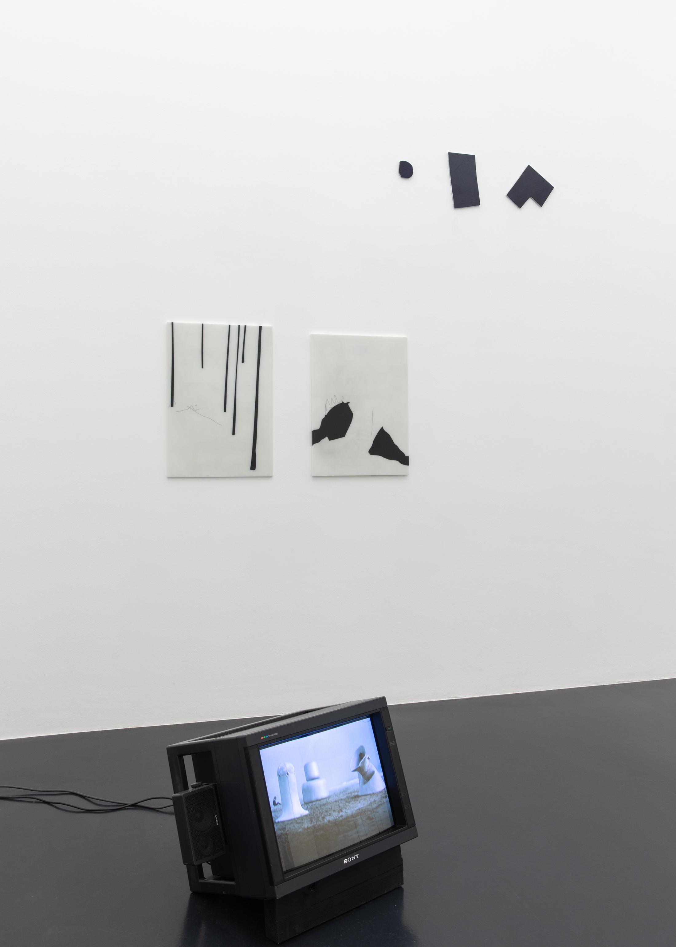 Exhibition View Groupshow «Unterschiedswesen» at von Bartha, S-Chanf, 2019-20 / Photo: Diana Pfammatter / Courtesy: the artists and von Bartha