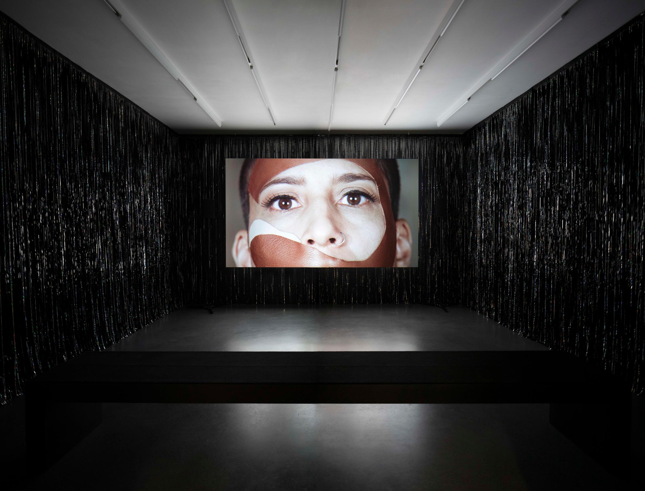 Exhibition View Groupshow «Up to and Including Limits: After Carolee Schneemann; view on Katrina Daschner, Pferdebusen, 2017» at Muzeum Susch, Susch, 2019-2020 / Photo: Maja Wirkus / Courtesy: the artist and Muzeum Susch