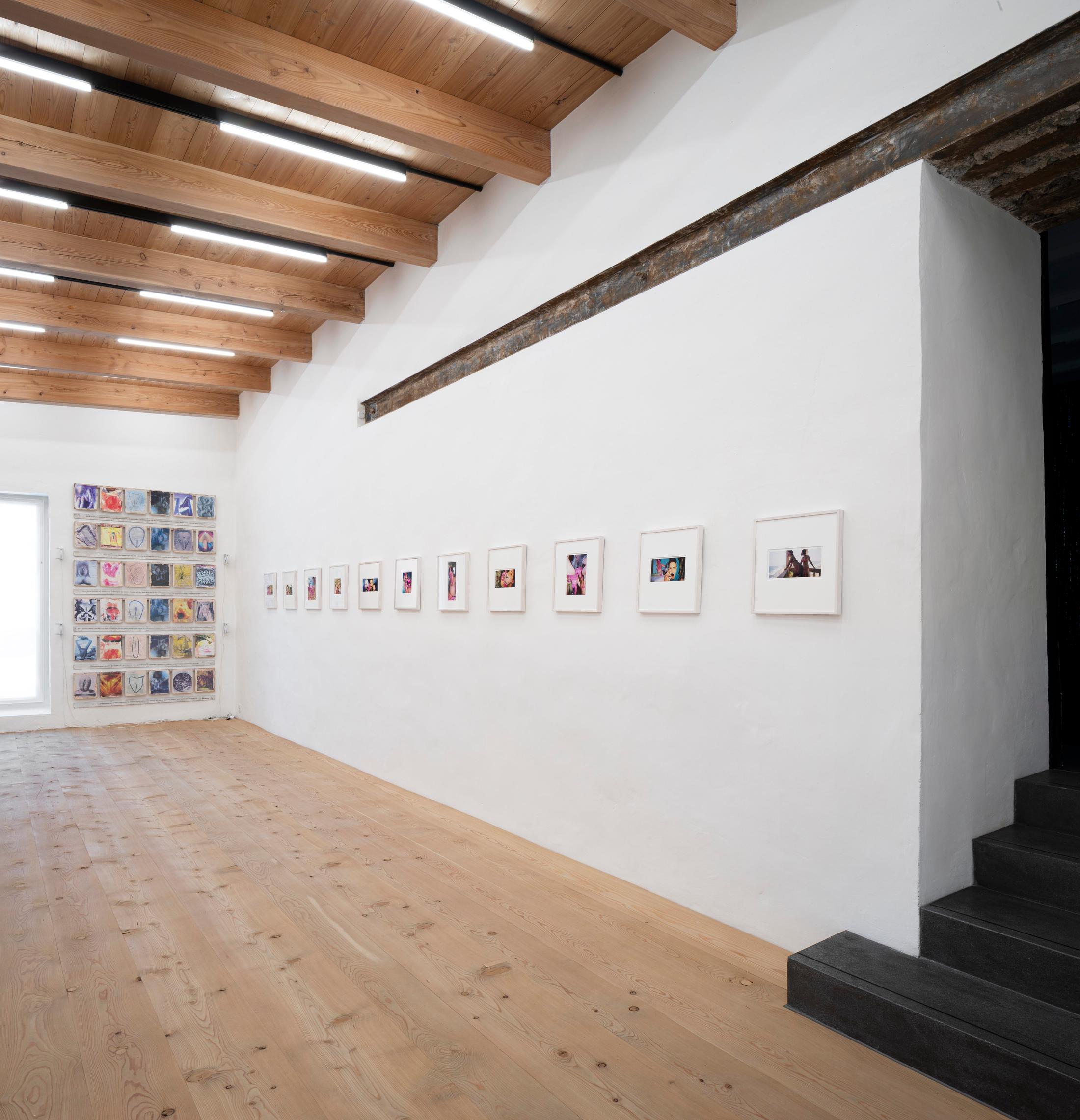 Exhibition View Groupshow «Up to and Including Limits: After Carolee Schneemann; view on Katrina Daschner, from the Zuhälter series, 1999-2002» at Muzeum Susch, Susch, 2019-2020 / Photo: Maja Wirkus / Courtesy: the artist and Muzeum Susch