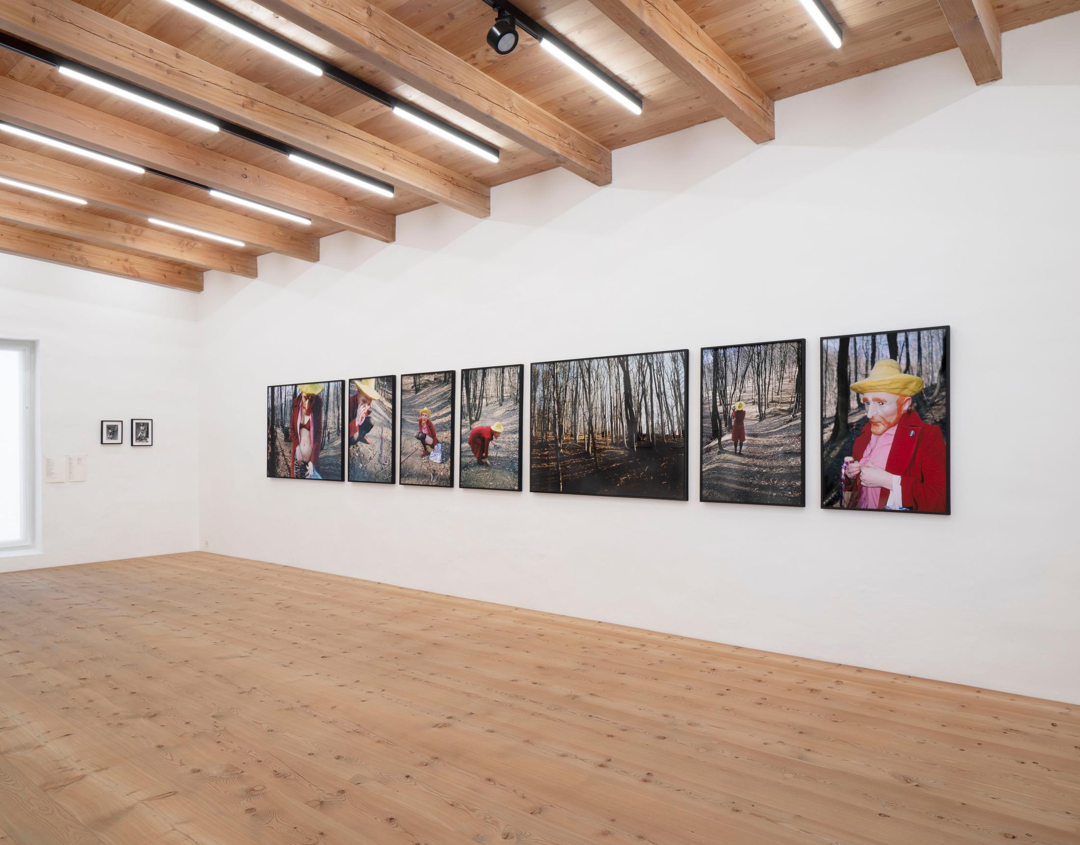 Exhibition View Groupshow «Up to and Including Limits: After Carolee Schneemann; view on Katrina Daschner, Vincent, 2002» at Muzeum Susch, Susch, 2019-2020 / Photo: Maja Wirkus / Courtesy: the artist and Muzeum Susch