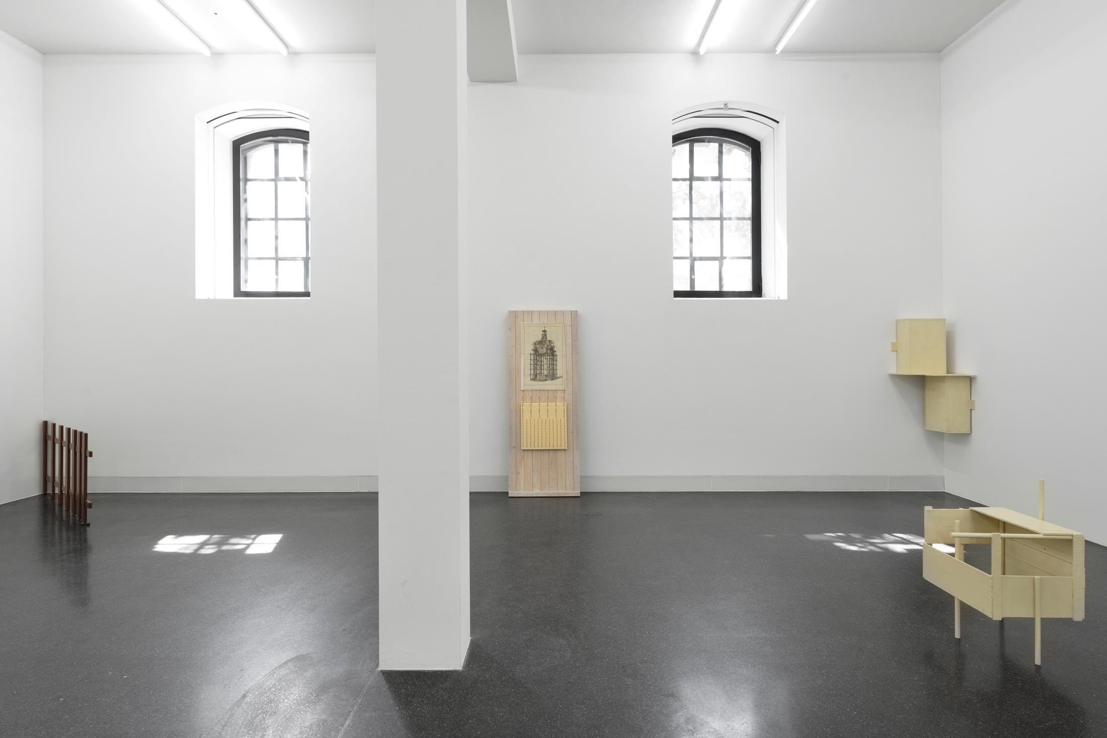 Exhibition View Vaclav Pozarek Soloshow «HOW (hot or what)» at Galerie Francesca Pia, Zurich, 2019 / Photo: Flavio Karrer / Courtesy: the artist and Galerie Francesca Pia