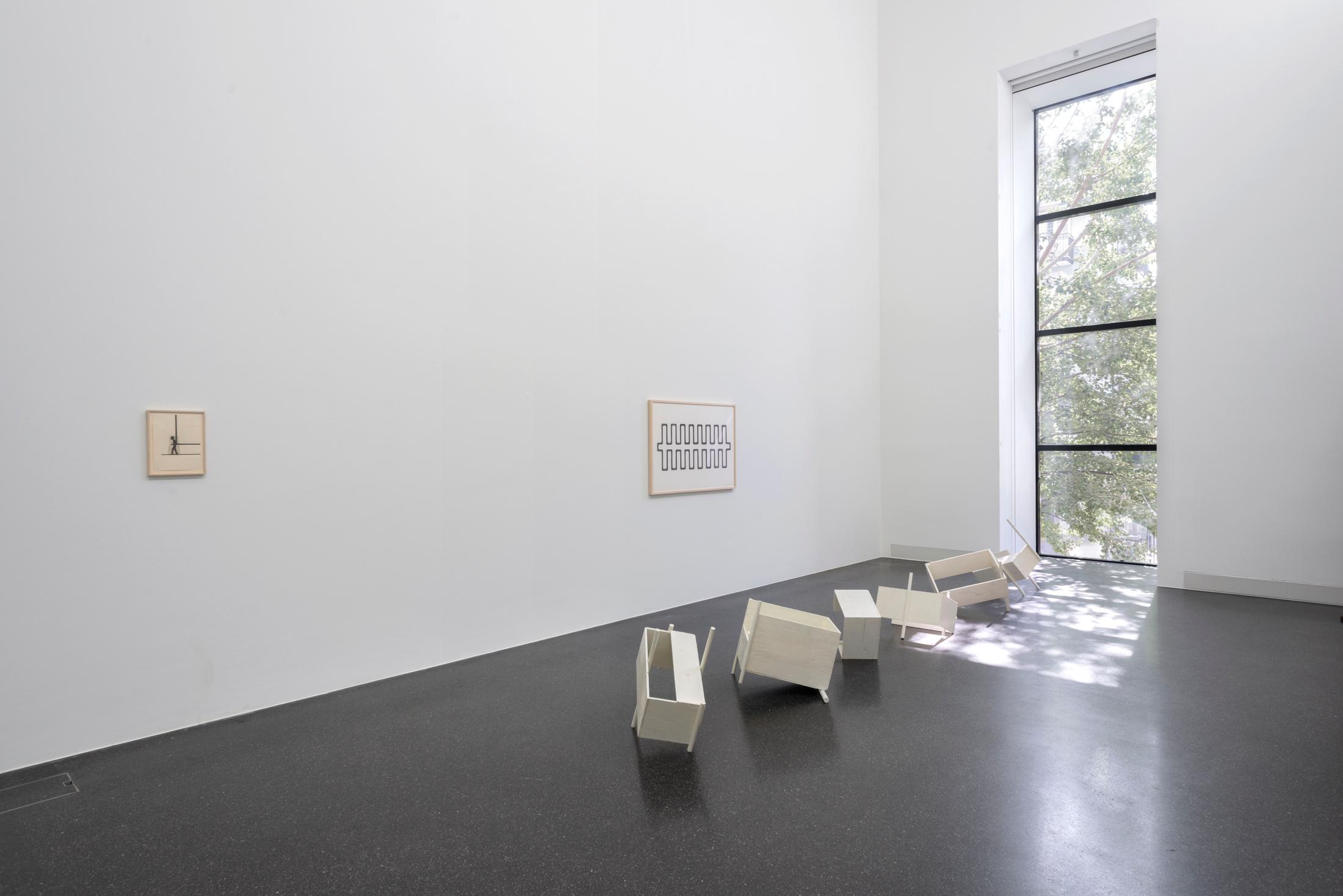 Exhibition View Vaclav Pozarek Soloshow «HOW (hot or what)» at Galerie Francesca Pia, Zurich, 2019 / Photo: Flavio Karrer / Courtesy: the artist and Galerie Francesca Pia