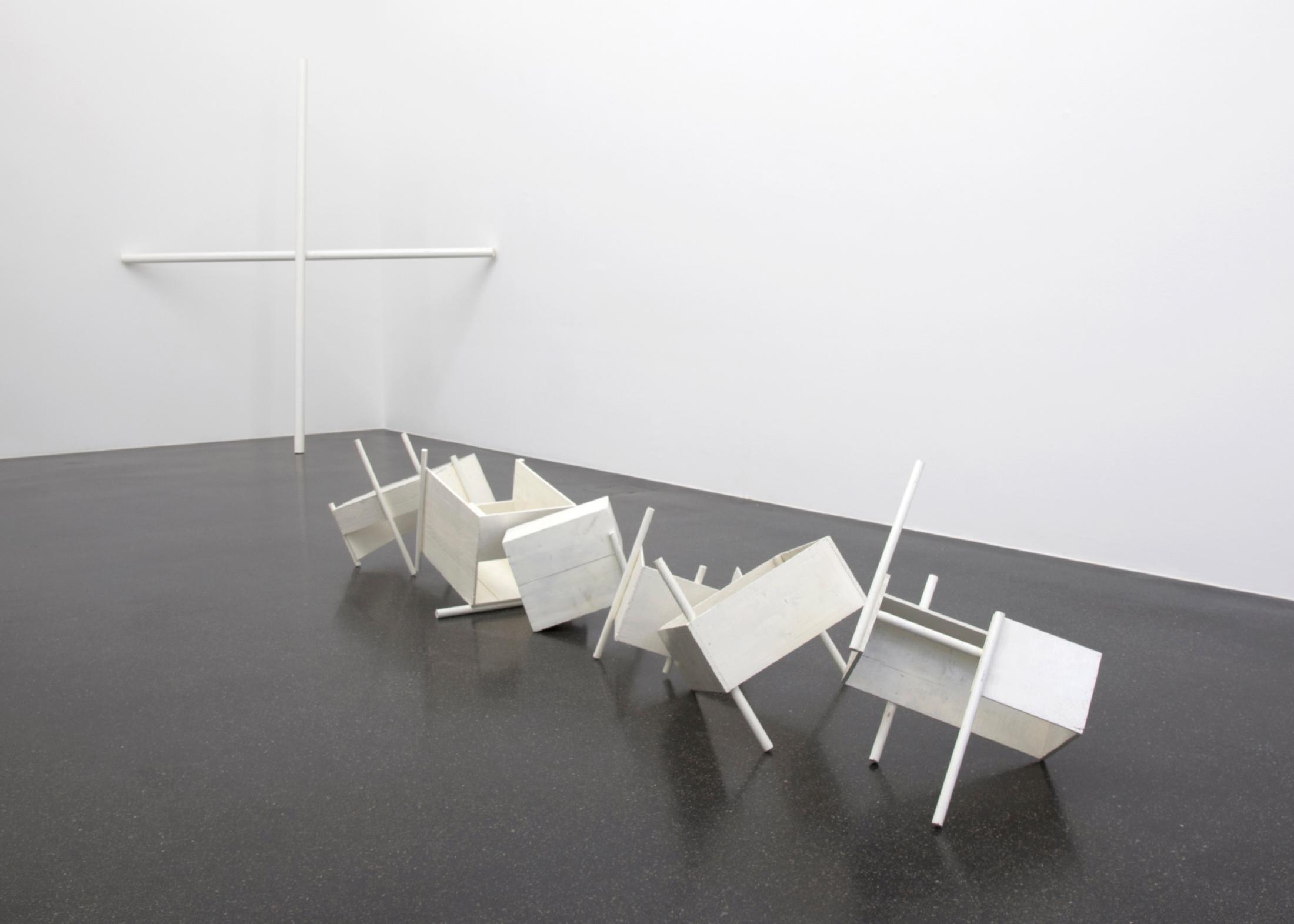 Exhibition View Vaclav Pozarek Soloshow «HOW (hot or what)» at Galerie Francesca Pia, Zurich, 2019 / Photo: Flavio Karrer / Courtesy: the artist and Galerie Francesca Pia