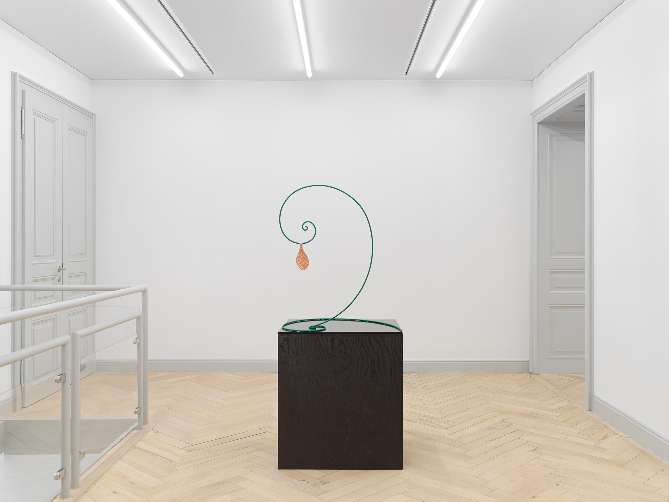 Exhibition View Valentin Carron Soloshow (view on The Last Leaf, 2020) at Galerie Eva Presenhuber, Rämistrasse, Zurich, 2020 / © Valentin Carron / Photo: Stefan Altenburger / Courtesy: the artist and Galeire Eva Presenhuber Zurich / New York