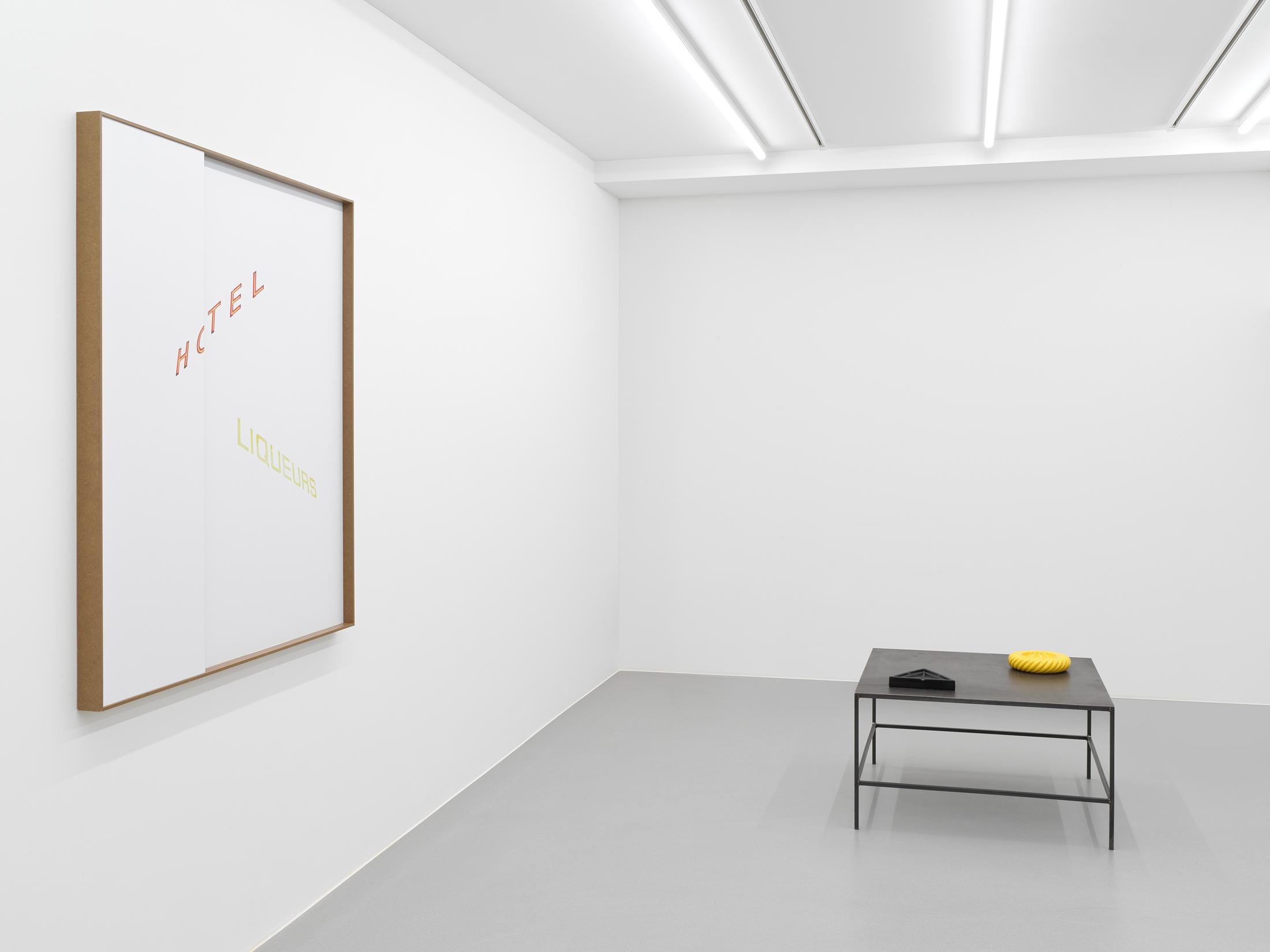 Exhibition View Valentin Carron Soloshow at Galerie Eva Presenhuber, Rämistrasse, Zurich, 2020 / © Valentin Carron / Photo: Stefan Altenburger / Courtesy: the artist and Galeire Eva Presenhuber Zurich / New York