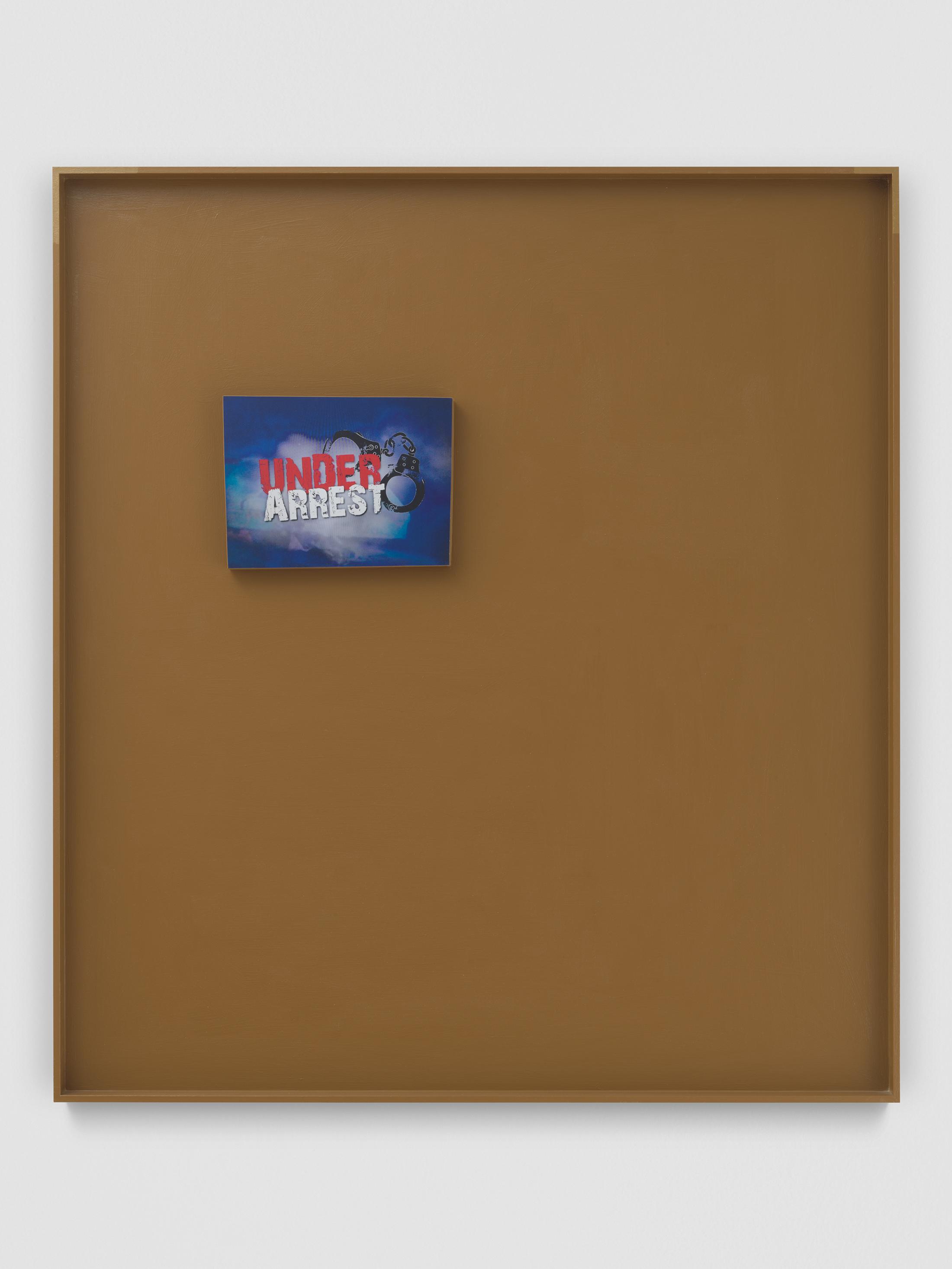 Exhibition View Valentin Carron Soloshow (view on Under Arrest, 2018) at Galerie Eva Presenhuber, Rämistrasse, Zurich, 2020 / © Valentin Carron / Photo: Stefan Altenburger / Courtesy: the artist and Galeire Eva Presenhuber Zurich / New York