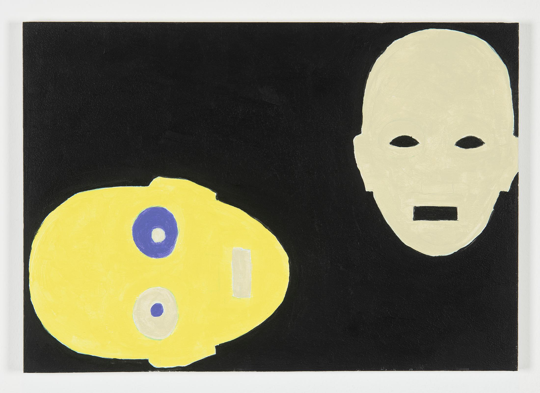 Exhibition View Valentin Carron Solo Show «Ovals In The Dark; view on Valentin Carron, Ovals In The Dark IX, 2022» at Wilde Gallery, 2022 / Photo: Greg Clément / Courtesy: the artist and Wilde Gallery