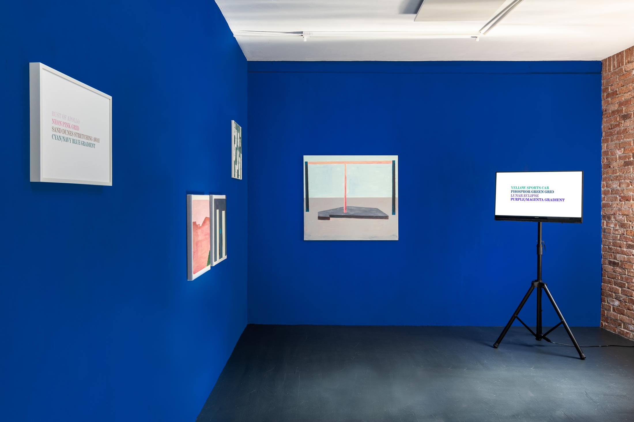 Exhibition View Duo Show «Valentin Hauri and Rhea Myers» at Last Tango, Zurich, 2022 / Photo: Kilian Bannwart / Courtesy: the artists and Last Tango