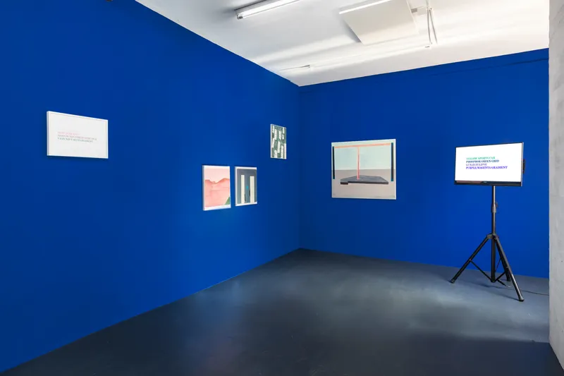 Exhibition View Duo Show «Valentin Hauri and Rhea Myers» at Last Tango, Zurich, 2022 / Photo: Kilian Bannwart / Courtesy: the artists and Last Tango