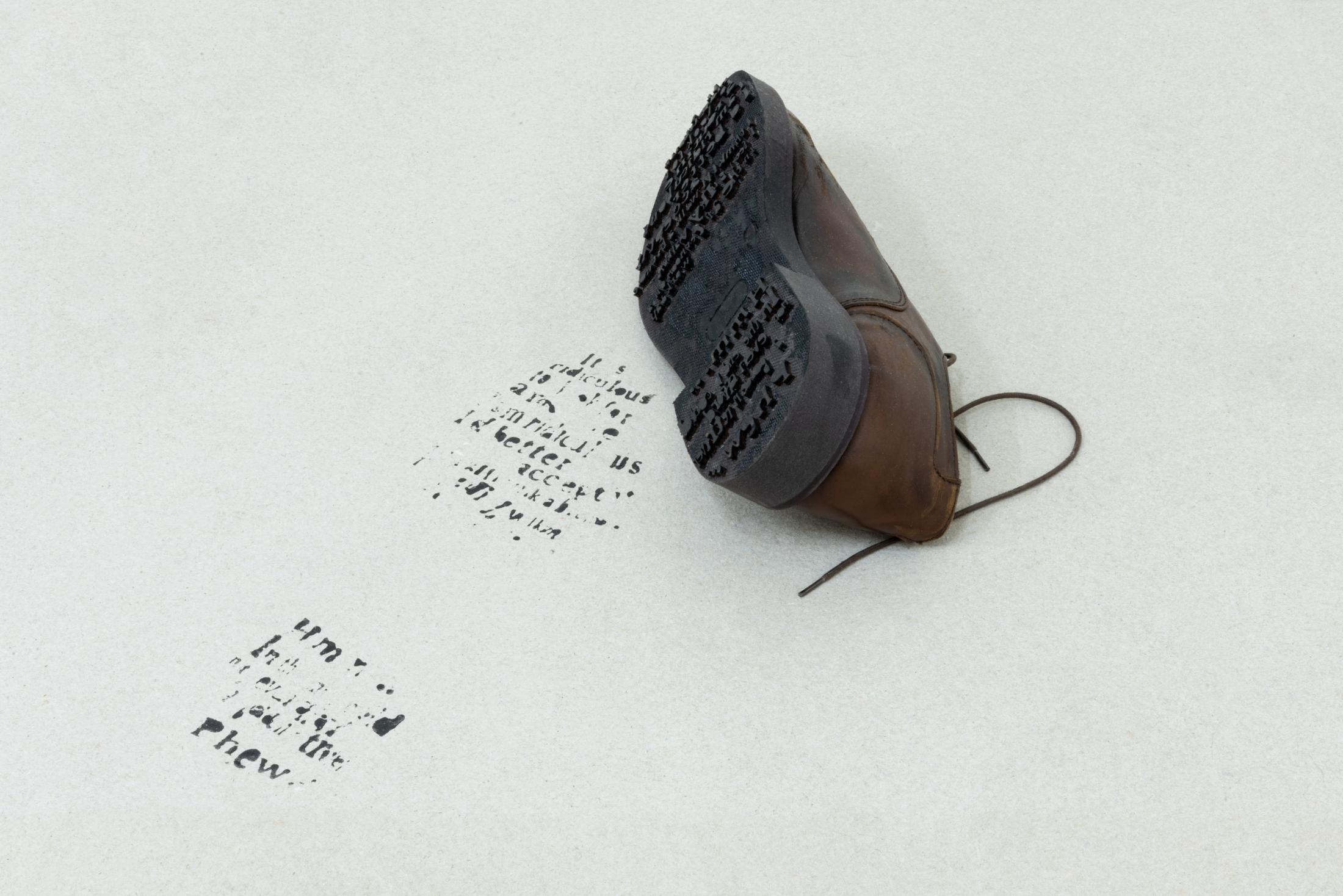 Exhibition View Duo Show «The most beautiful mistake in the world; view on Francesco de Bernardi, Stroll, 2022» at Sonnenstube, Lugano, 2022 / Photo: Mattia Angelini / Courtesy: the artists and Sonnenstube