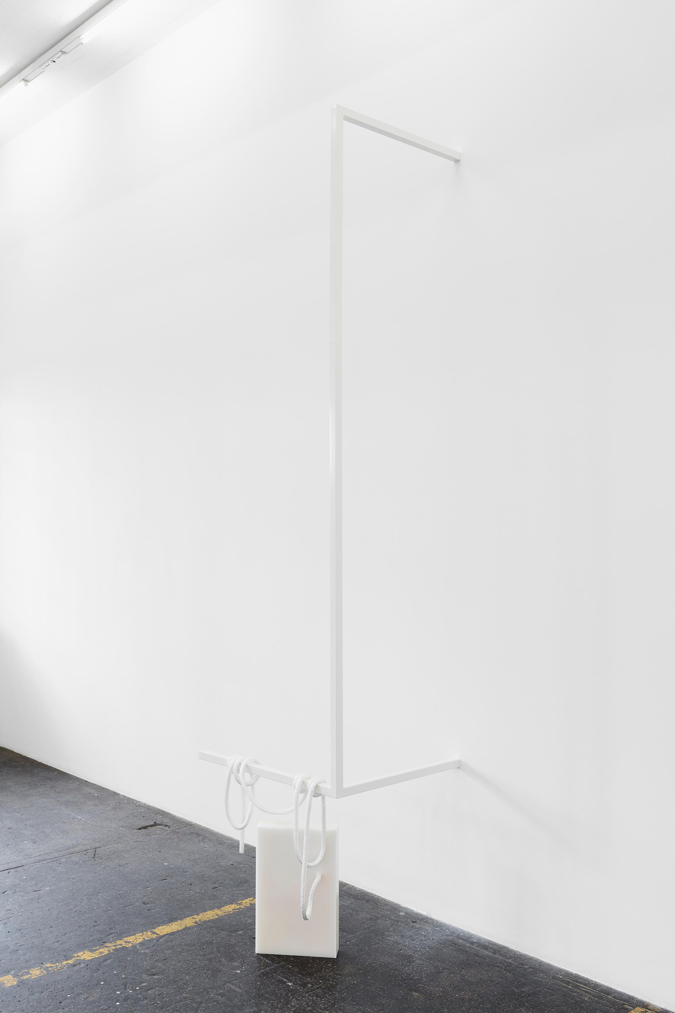 Exhibition View Valentina Stieger Soloshow «Indoor Life / view on Another Ambient System 4, 2018; Casted Conditions 2, 2018» at Kunsthalle St. Gallen / Photo: Kunst Halle Sankt Gallen, Gunnar Meier / Courtesy: the artist and Galerie Stampa, Basel