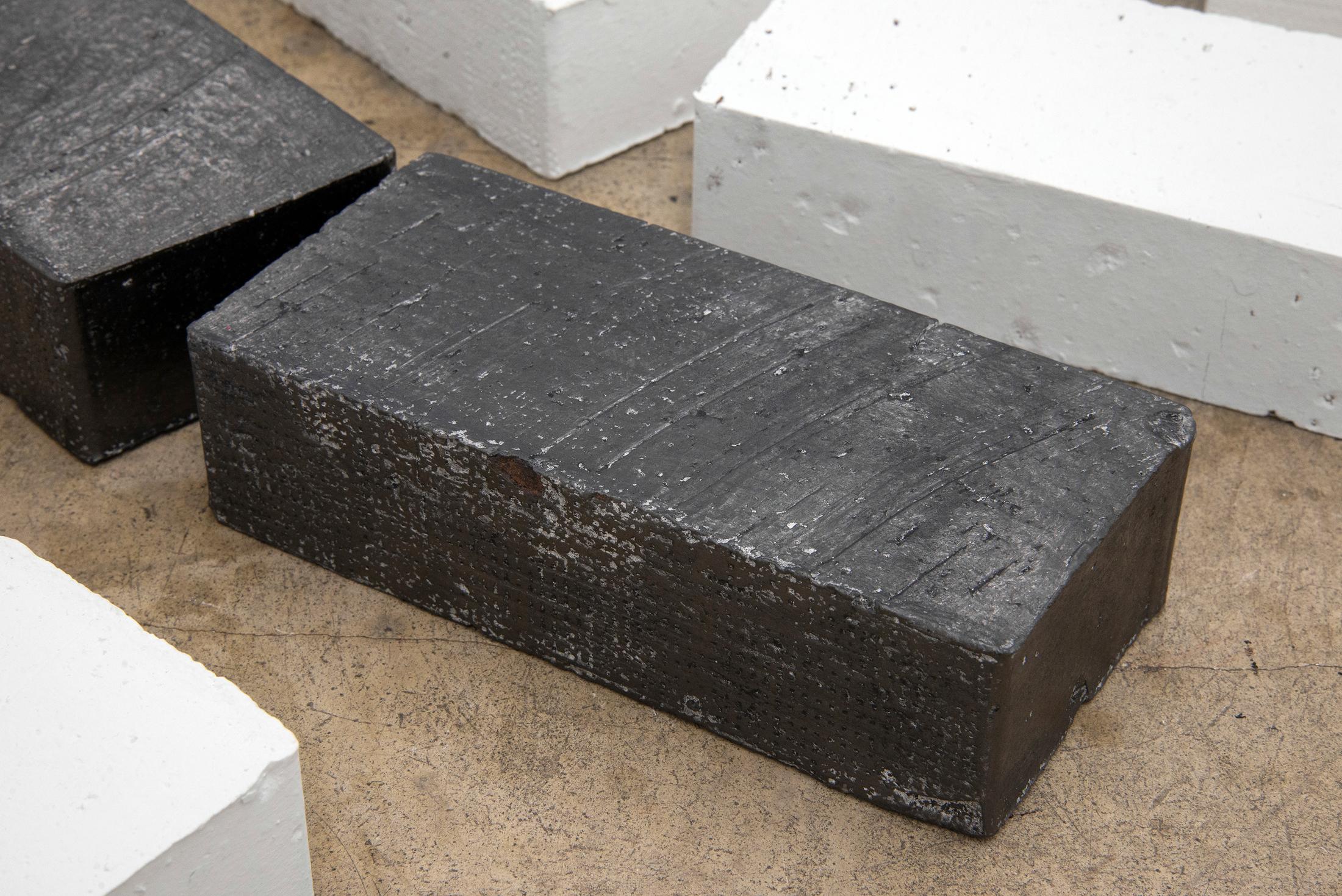 Exhibition View Valentina Triet Soloshow «Quader, Bricks, Loyalty, Heavenly Noblesse...; view on Path, 2019 (detail)» at Milieu, Bern, 2019 / Photo: Andreas Lumineau / Courtesy: the artist and Milieu, Bern