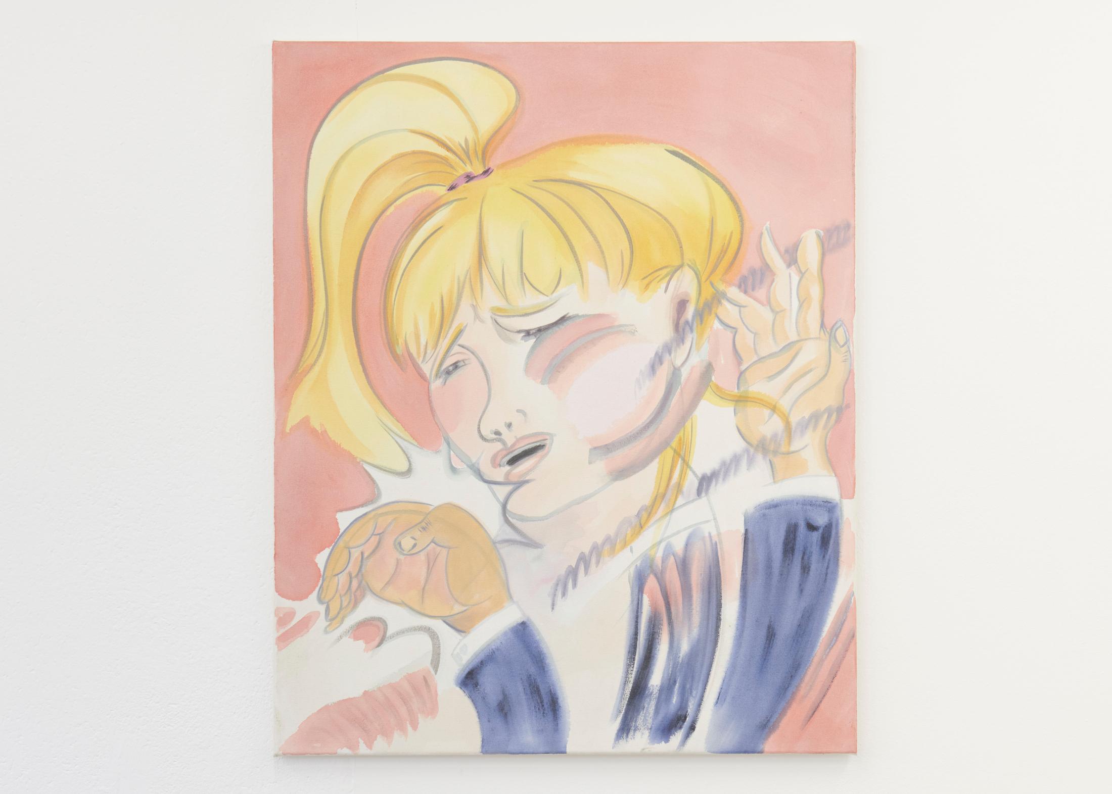 Exhibition View Groupshow «Everyday is in Eternity Bound; view on Vanessa Conte, The Visitor, 2017» at WallRiss, Fribourg, 2019 / Courtesy: the artist and WallRiss