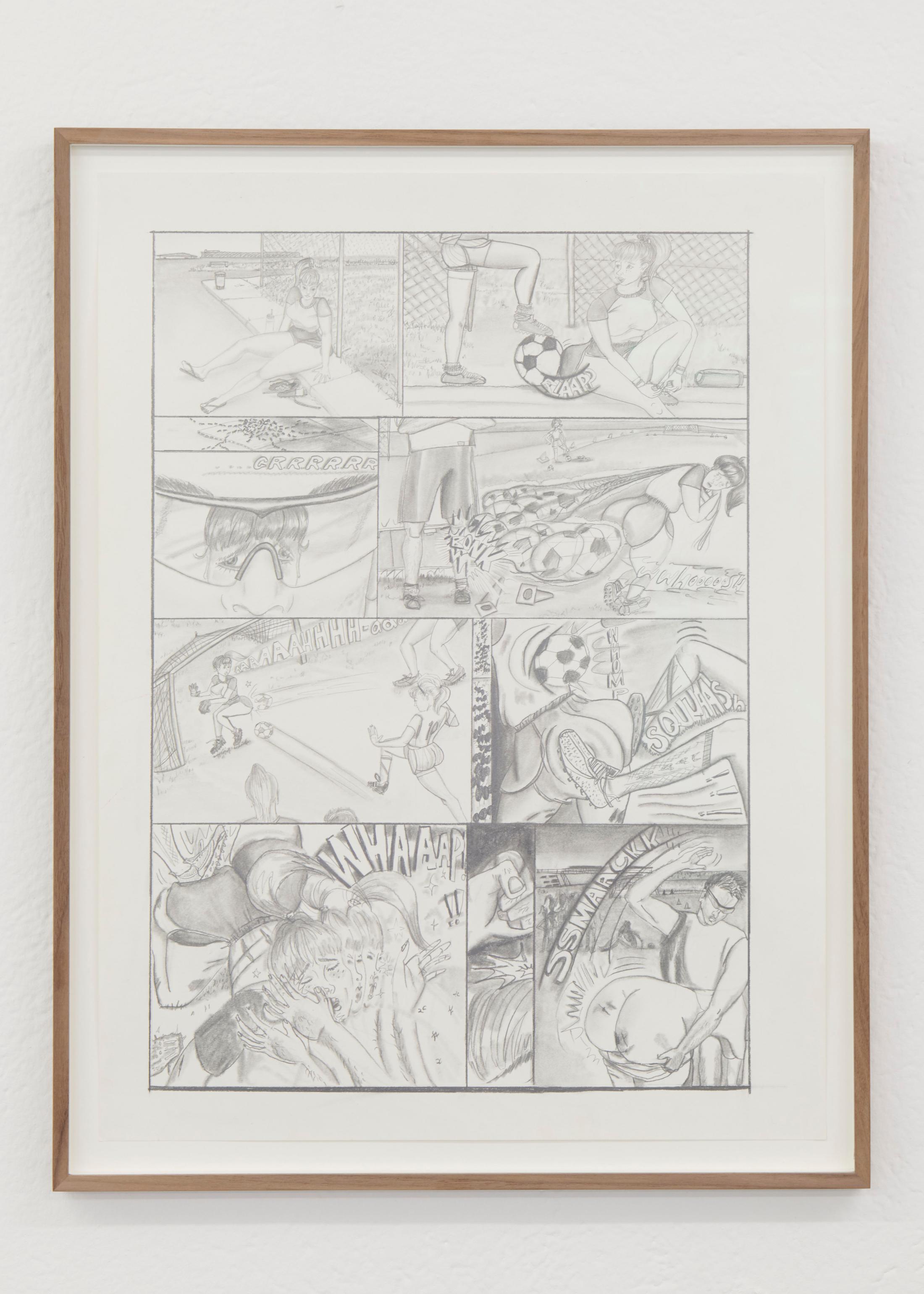 Exhibition View Groupshow «Everyday is in Eternity Bound; view on Vanessa Conte, Andrea Tries Out, Part 1, 2016» at WallRiss, Fribourg, 2019 / Courtesy: the artist and WallRiss