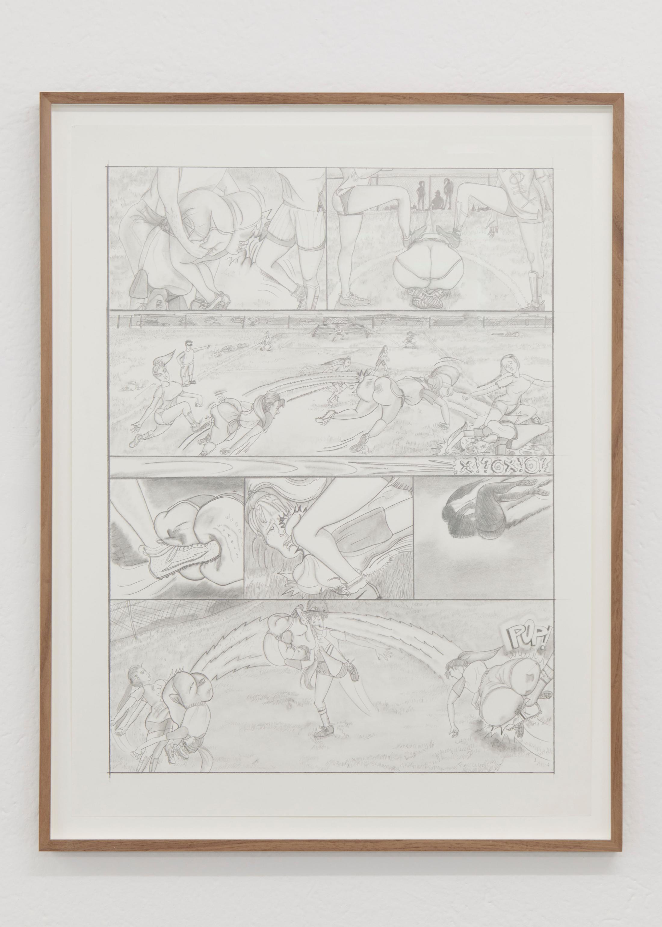 Exhibition View Groupshow «Everyday is in Eternity Bound; view on Vanessa Conte, Andrea Tries Out, Part 2, 2016» at WallRiss, Fribourg, 2019 / Courtesy: the artist and WallRiss