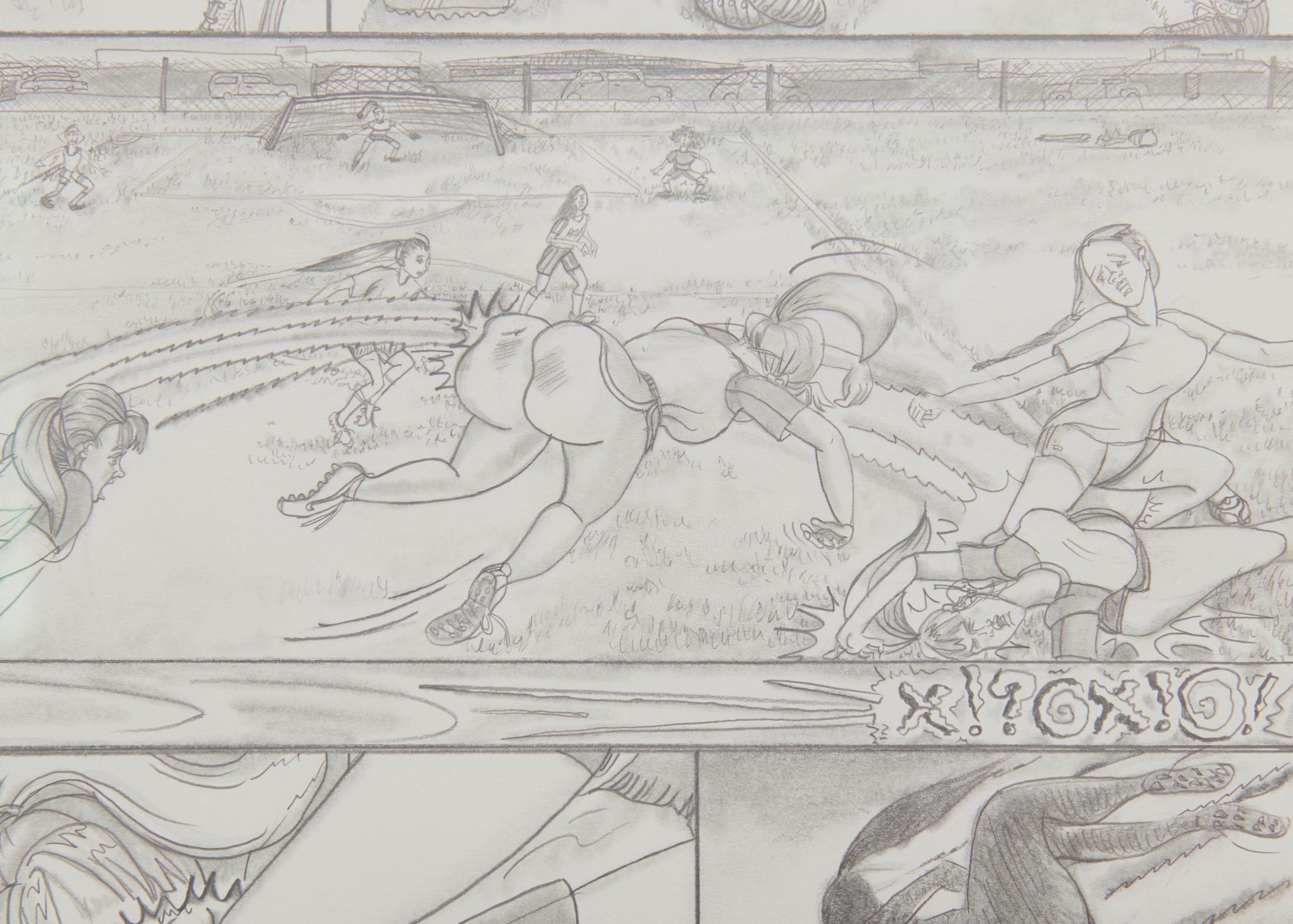 Exhibition View Groupshow «Everyday is in Eternity Bound; view on Vanessa Conte, Andrea Tries Out, Part 2, 2016» at WallRiss, Fribourg, 2019 / Courtesy: the artist and WallRiss