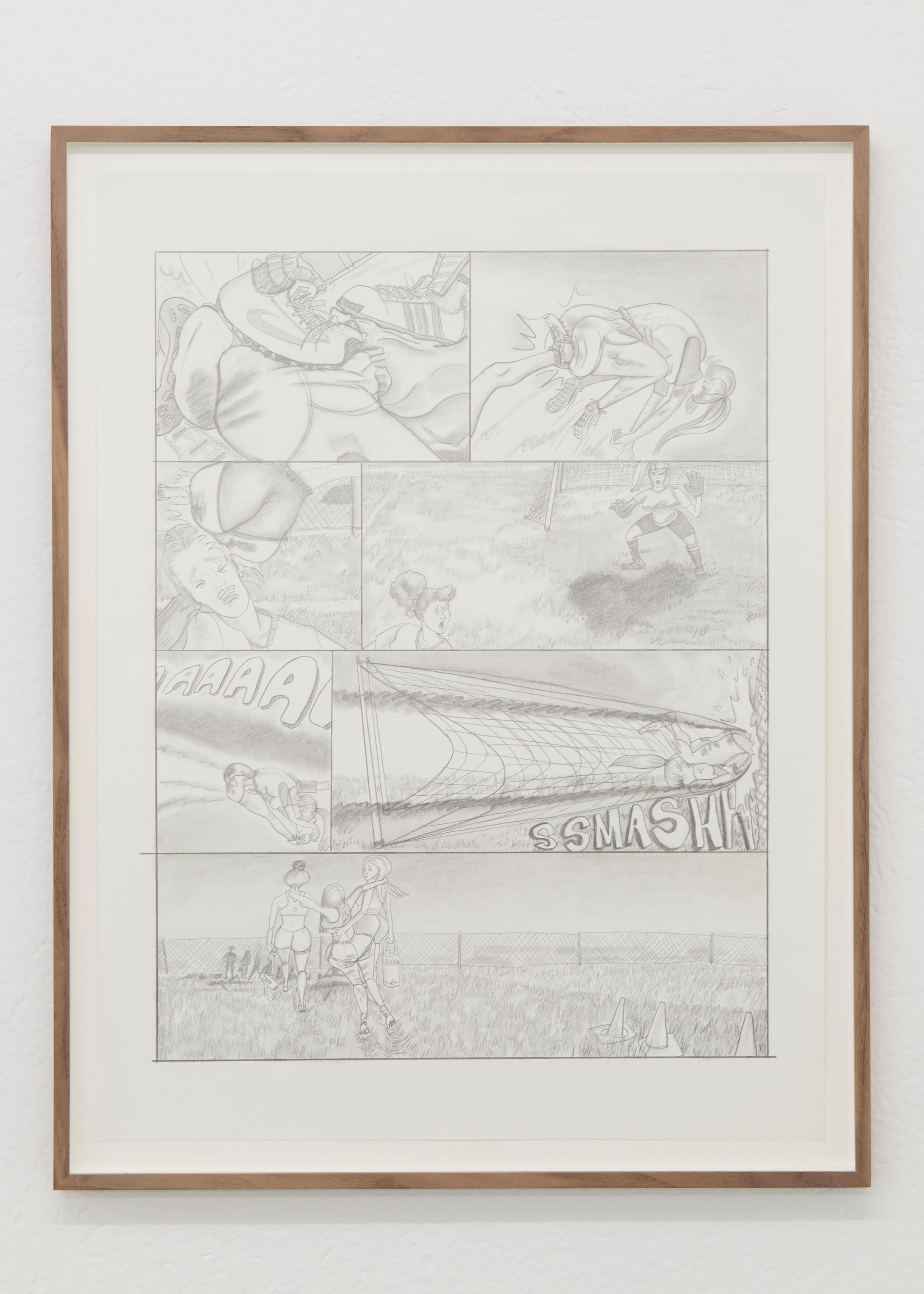 Exhibition View Groupshow «Everyday is in Eternity Bound; view on Vanessa Conte, Andrea Tries Out, Part 3, 2016» at WallRiss, Fribourg, 2019 / Courtesy: the artist and WallRiss