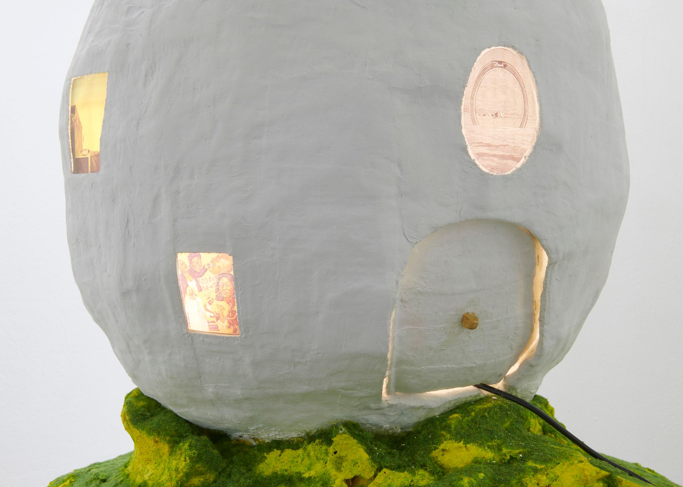 Exhibition View Groupshow «Everyday is in Eternity Bound; view on Balthazar Lovay, Hat number 13 (From the series Contexts, Steak, Ketch), 2010» at WallRiss, Fribourg, 2019 / Courtesy: the artist and WallRiss