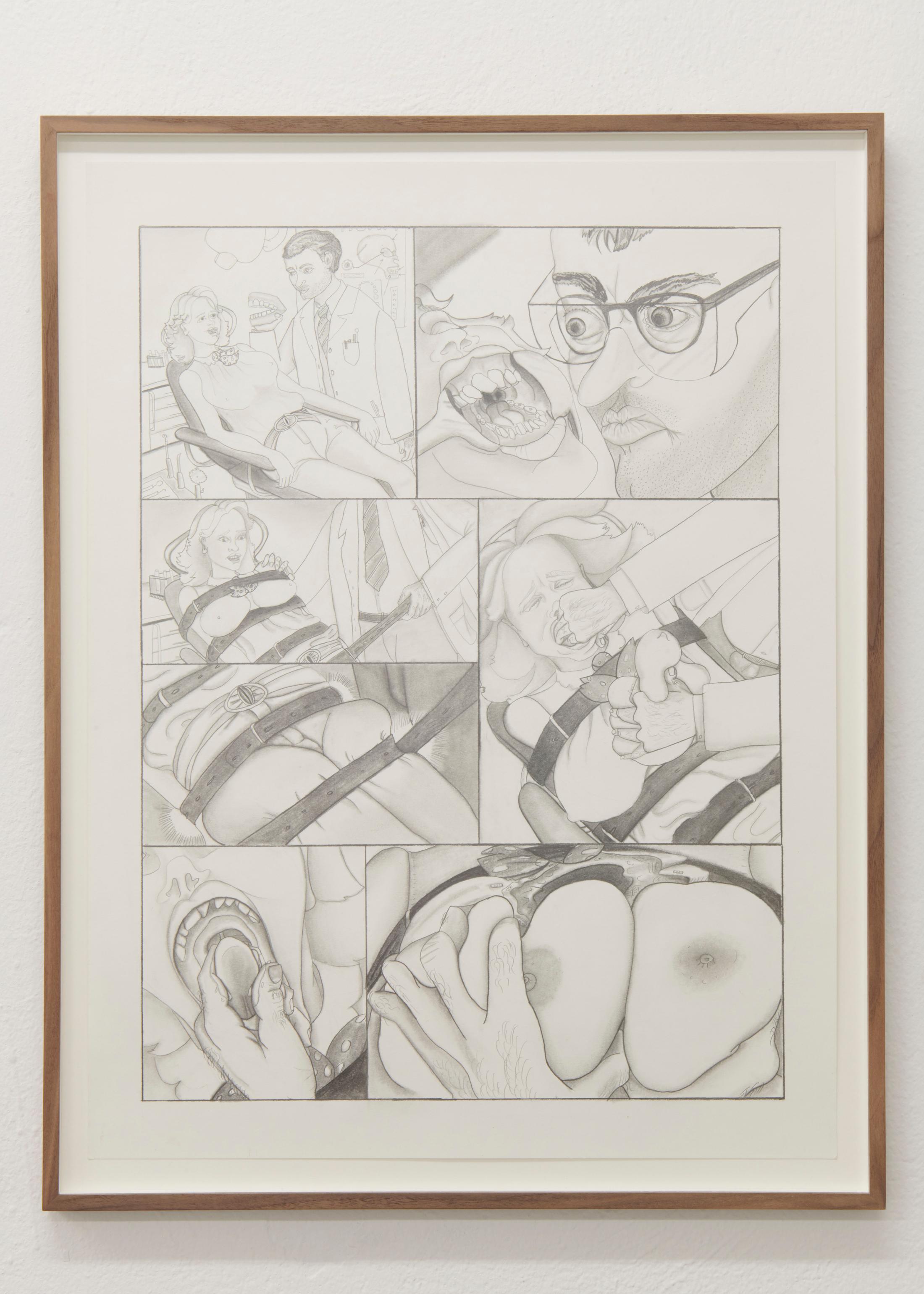 Exhibition View Groupshow «Everyday is in Eternity Bound; view on Vanessa Conte, Prophylaxis I, 2016» at WallRiss, Fribourg, 2019 / Courtesy: the artist and WallRiss