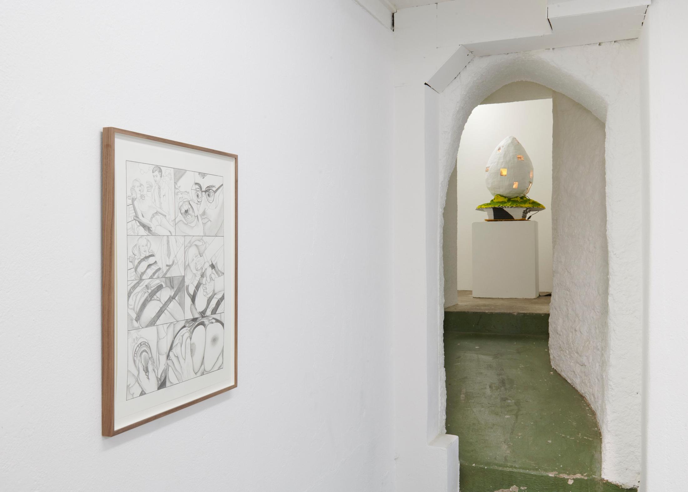 Exhibition View Groupshow «Everyday is in Eternity Bound» at WallRiss, Fribourg, 2019 / Courtesy: the artist and WallRiss
