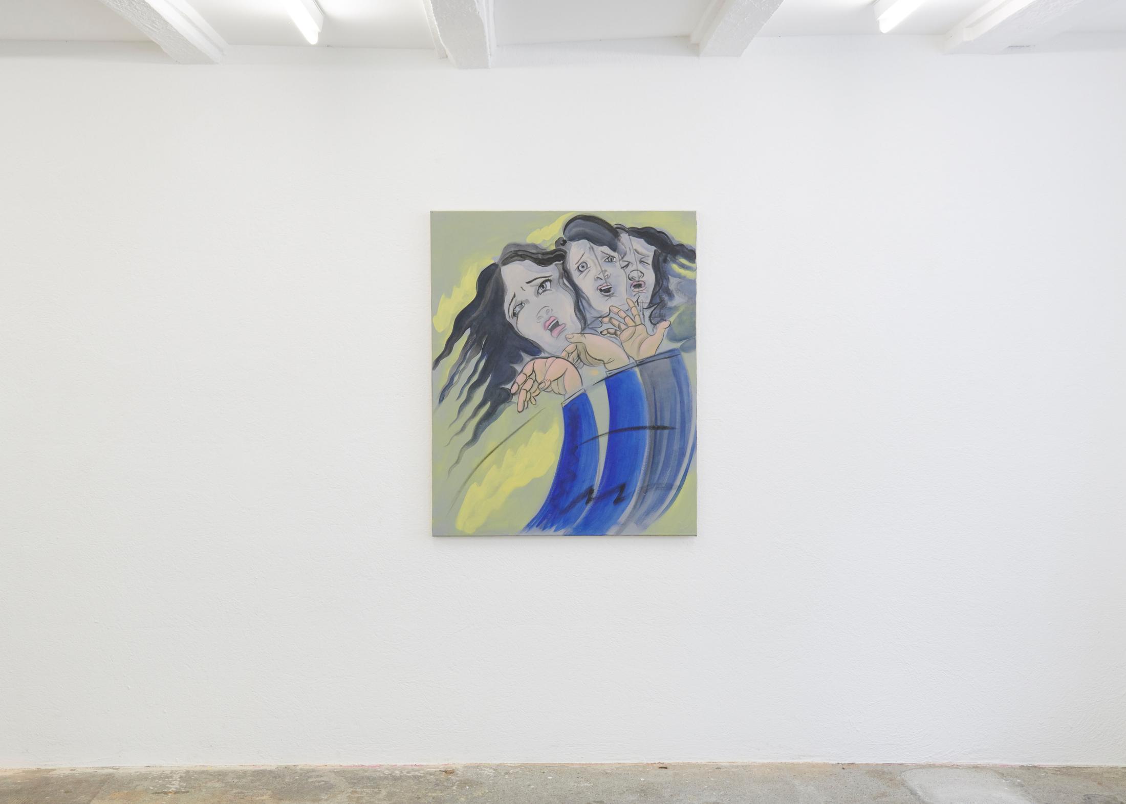Exhibition View Groupshow «Everyday is in Eternity Bound; view on Vanessa Conte, Angel, 2016» at WallRiss, Fribourg, 2019 / Courtesy: the artist and WallRiss