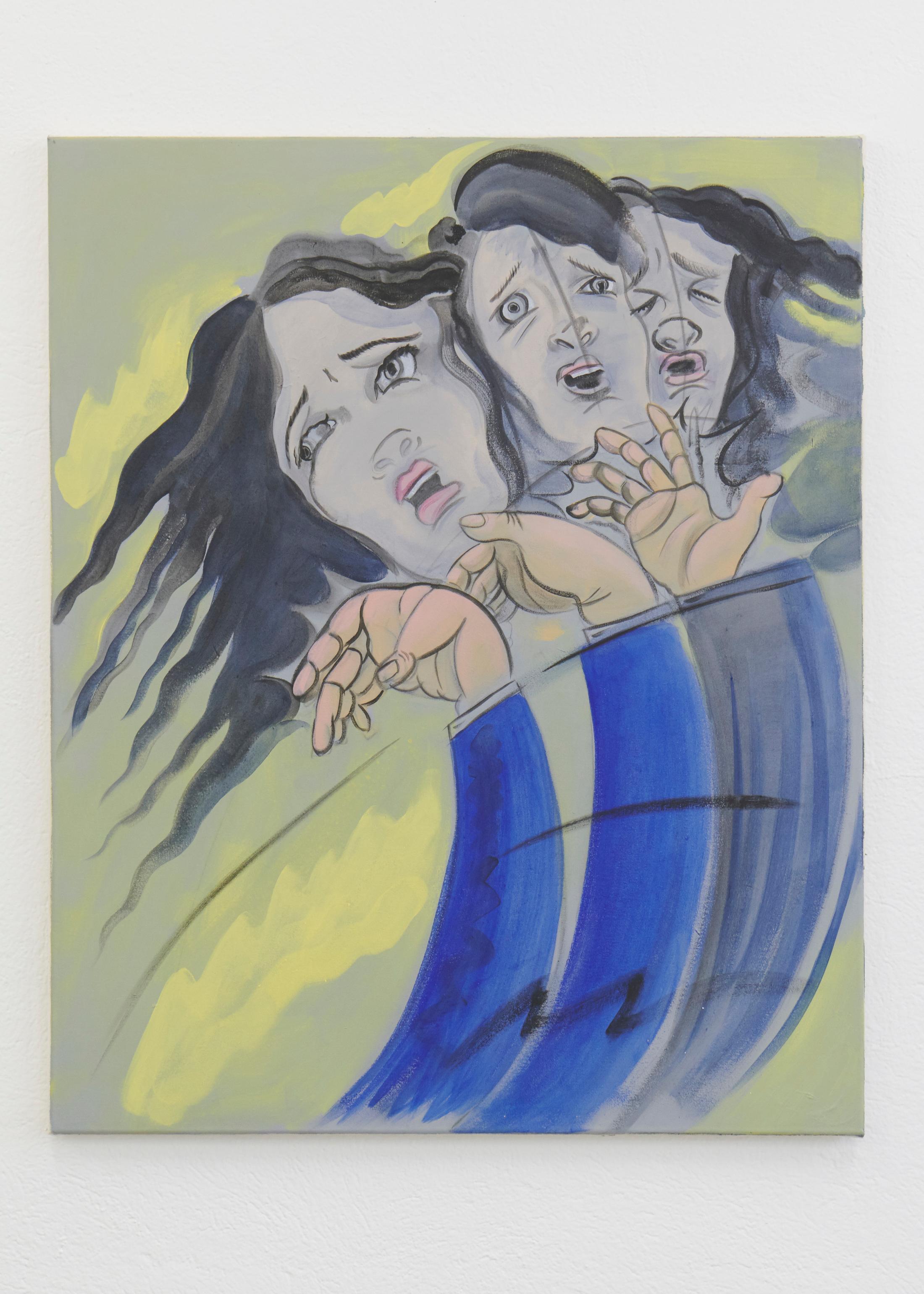 Exhibition View Groupshow «Everyday is in Eternity Bound; view on Vanessa Conte, Angel, 2016» at WallRiss, Fribourg, 2019 / Courtesy: the artist and WallRiss