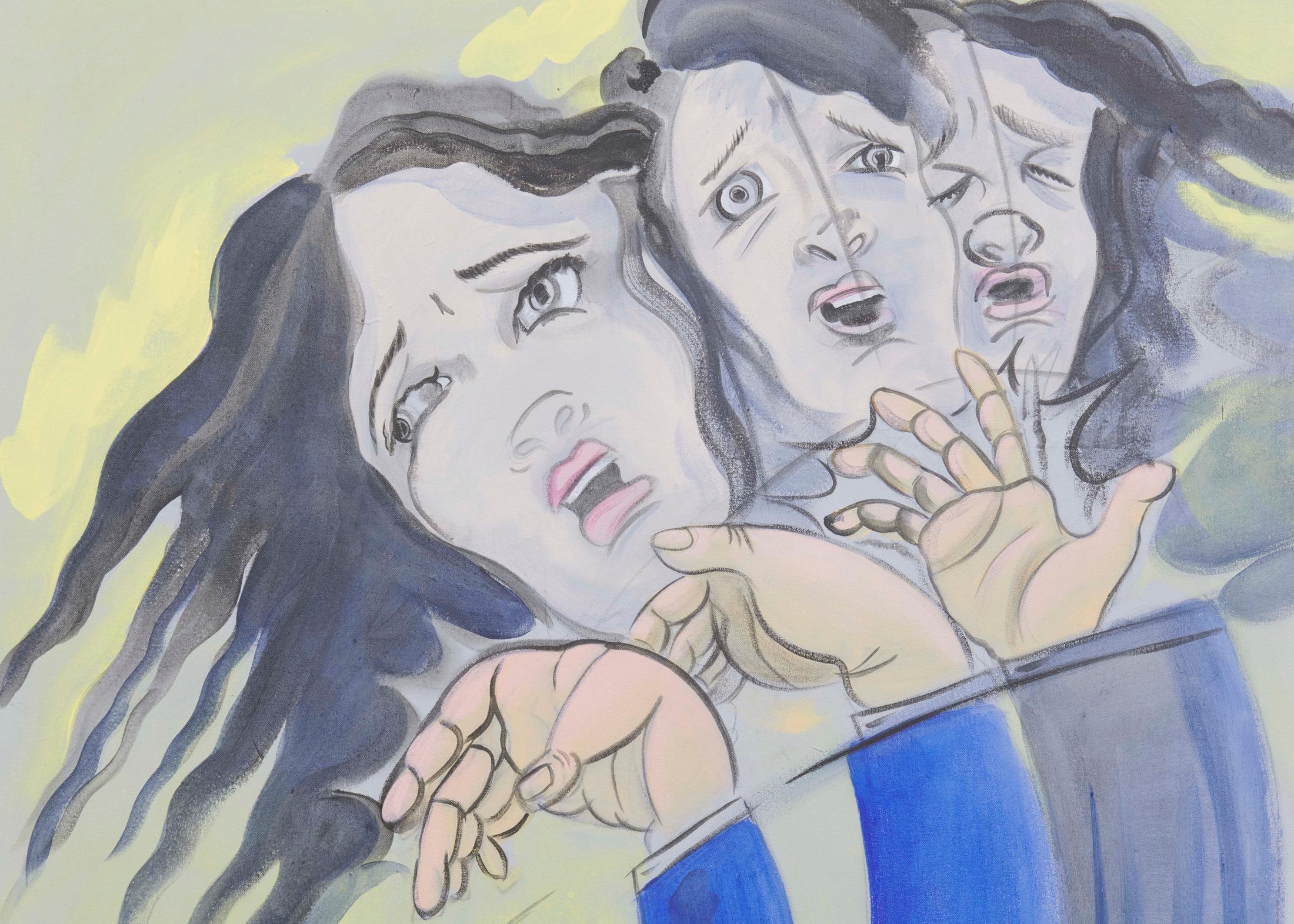 Exhibition View Groupshow «Everyday is in Eternity Bound; view on Vanessa Conte, Angel, 2016» at WallRiss, Fribourg, 2019 / Courtesy: the artist and WallRiss