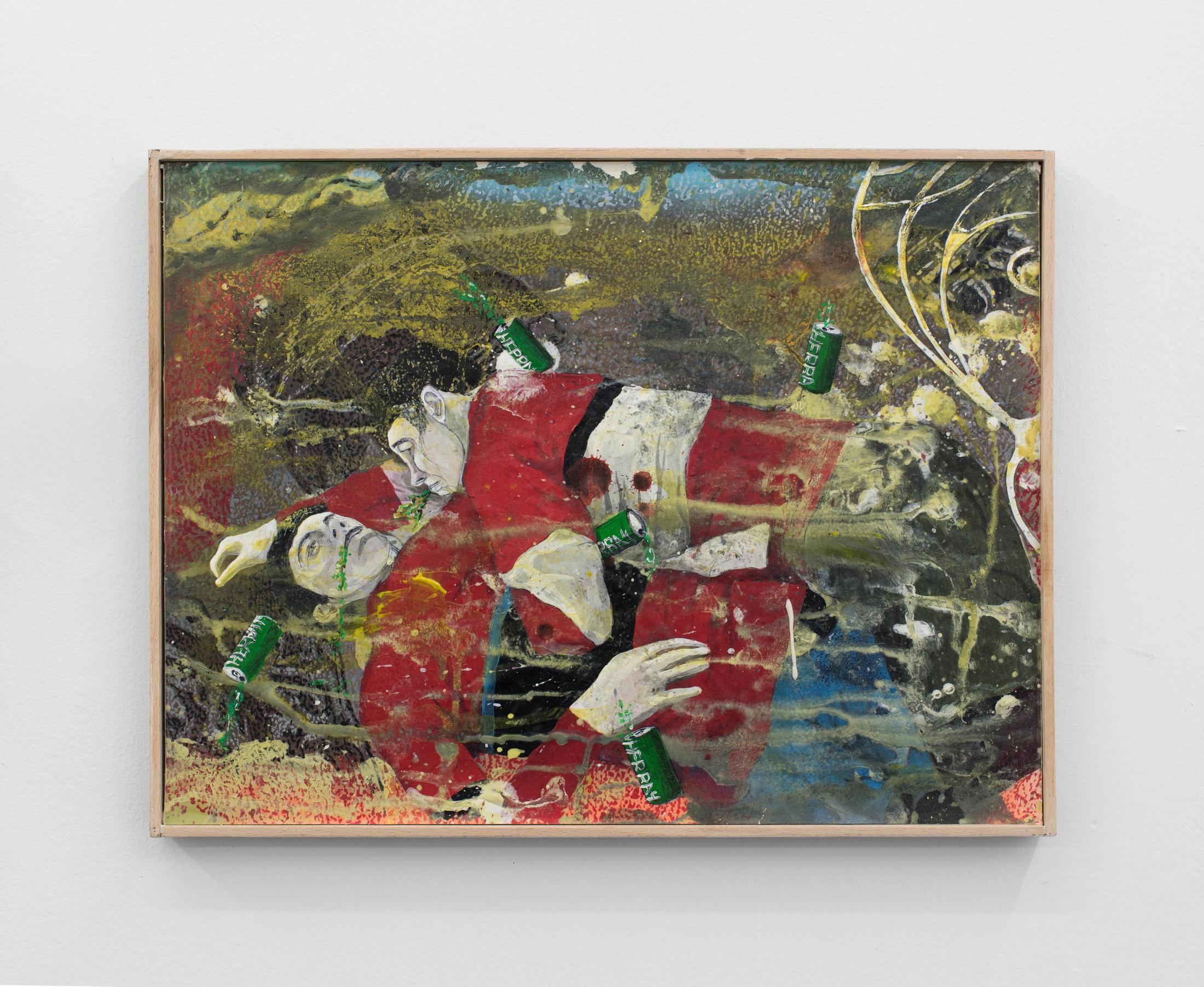 Exhibition View Veit Laurent Kurz "Selfless Devotion II (Herba-4 Series), 2017" at Weiss Falk / Courtesy: Weiss Falk and the artist