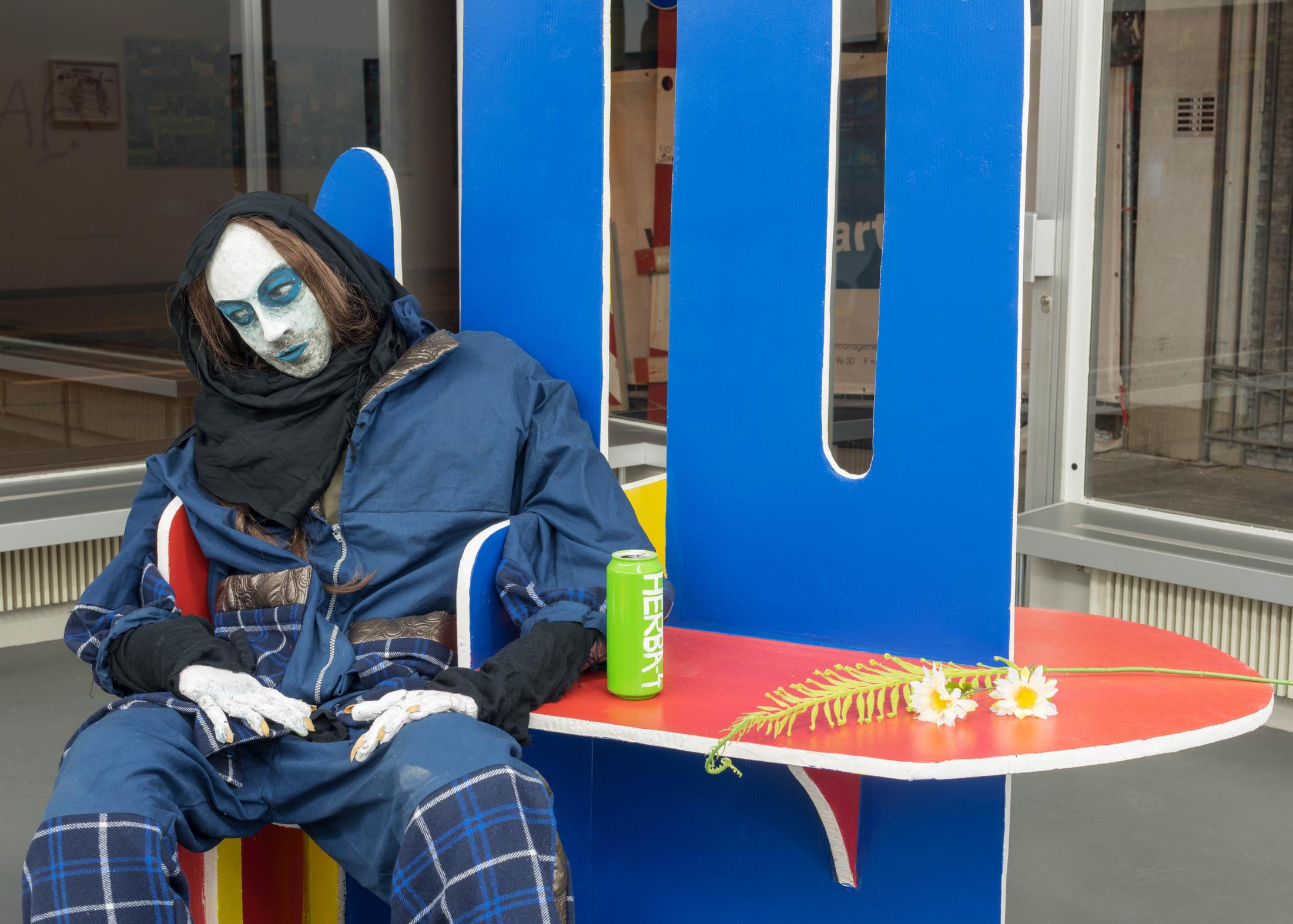 Exhibition View Veit Laurent Kurz "Home Where There Is None I (AOA Series), 2018" at Weiss Falk / Courtesy: Weiss Falk and the artist