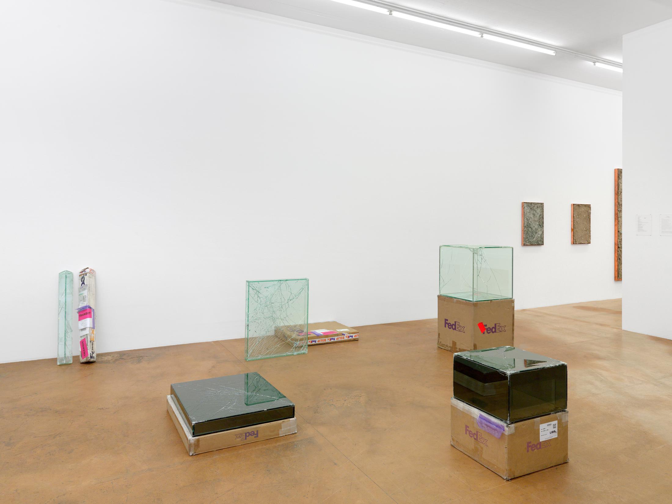 Exhibition View Walead Beshty Soloshow at MAMCO, Geneva / Photo: Annik Wetter / Courtesy: the artist