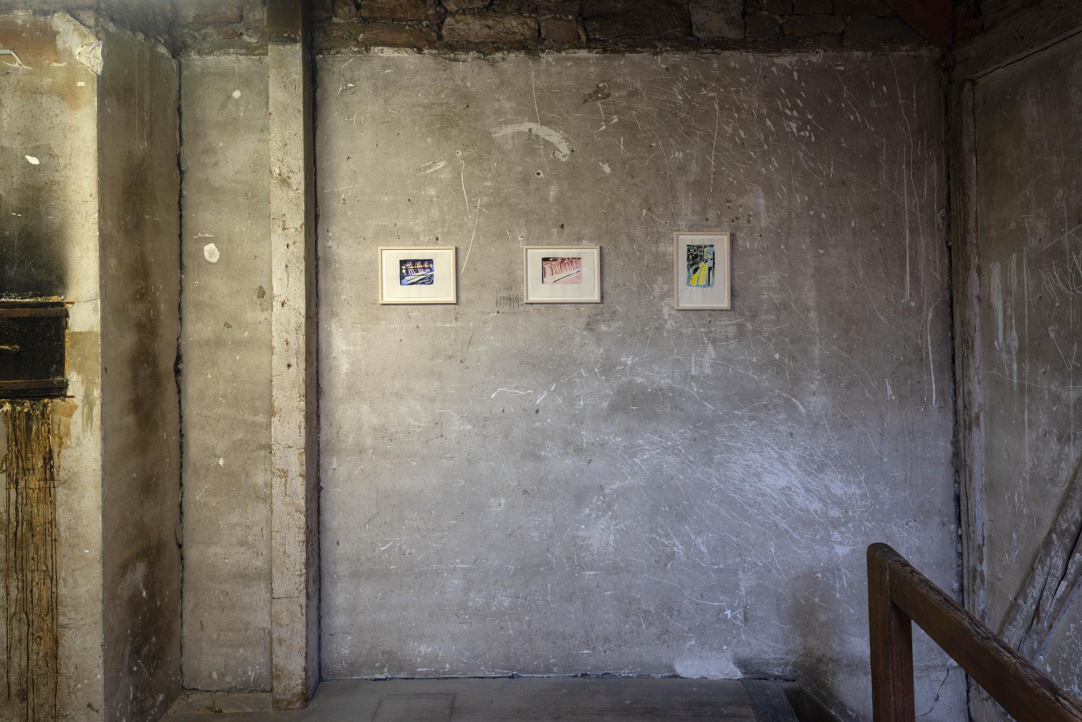 Exhibition View Groupshow «Watercolours, Chapter I» at Weiss Falk, Basel, 2020 / Photo: Flavio Karrer / Courtesy: the artists and Weiss Falk