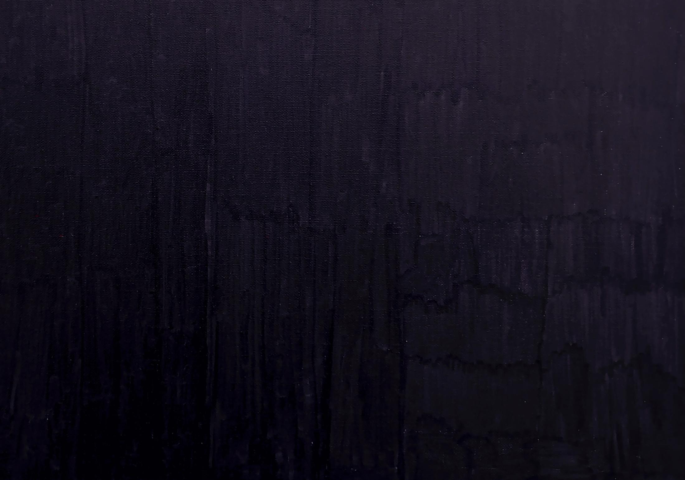 Exhibition View Group Show «What does Anything mean? Basically; view on Archie Chekatouski, Sharpie on canvas (Detail), 2022» at Sgomento, Zurich, 2022 / Photo: SZ / Courtesy: the artists and Sgomento