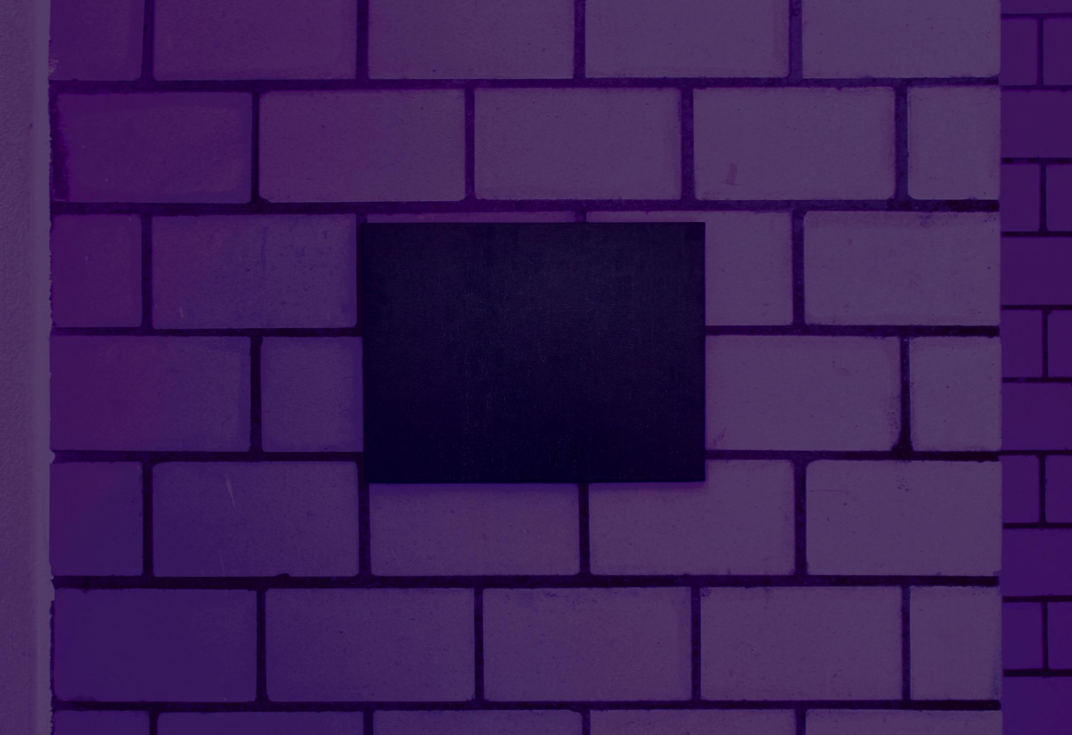 Exhibition View Group Show «What does Anything mean? Basically; view on Archie Chekatouski, Sharpie on canvas, 2022» at Sgomento, Zurich, 2022 / Photo: SZ / Courtesy: the artists and Sgomento