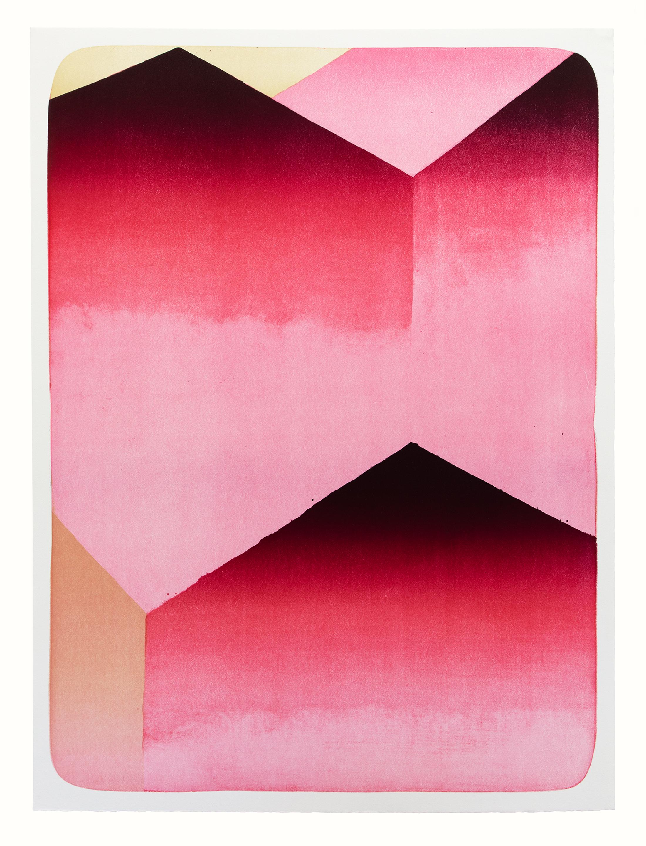 Exhibition View Groupshow «When color becomes form; view on Andrea Heller, Subtle Shift I, 2020, Litograph, Edition of 20» at VFO, Zurich, 2020 / Photo: Bernhard Strauss / Courtesy: the artists and VFO