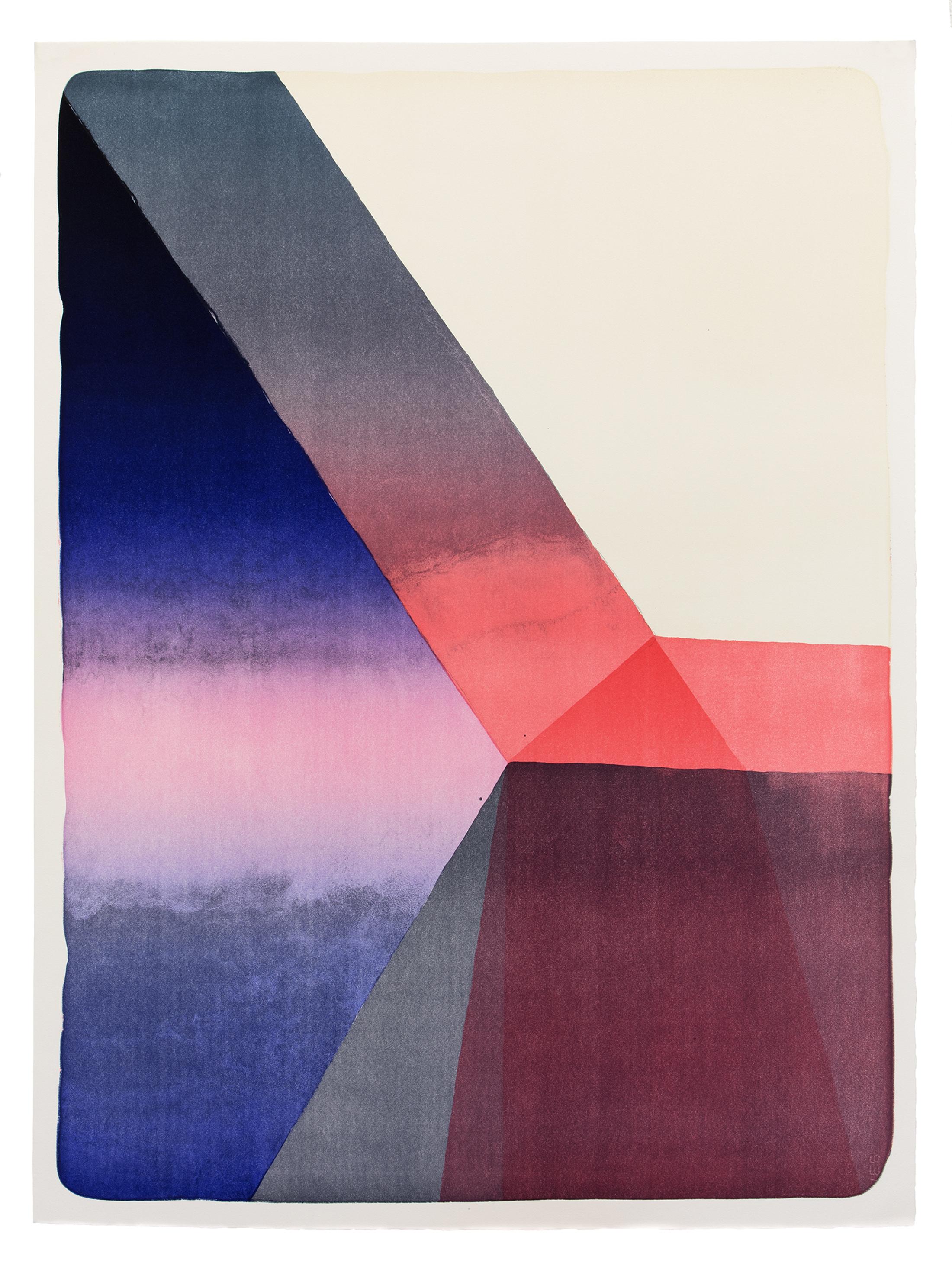 Exhibition View Groupshow «When color becomes form; view on Andrea Heller, Subtle Shift II, 2020, Litograph, Edition of 20» at VFO, Zurich, 2020 / Photo: Bernhard Strauss / Courtesy: the artists and VFO