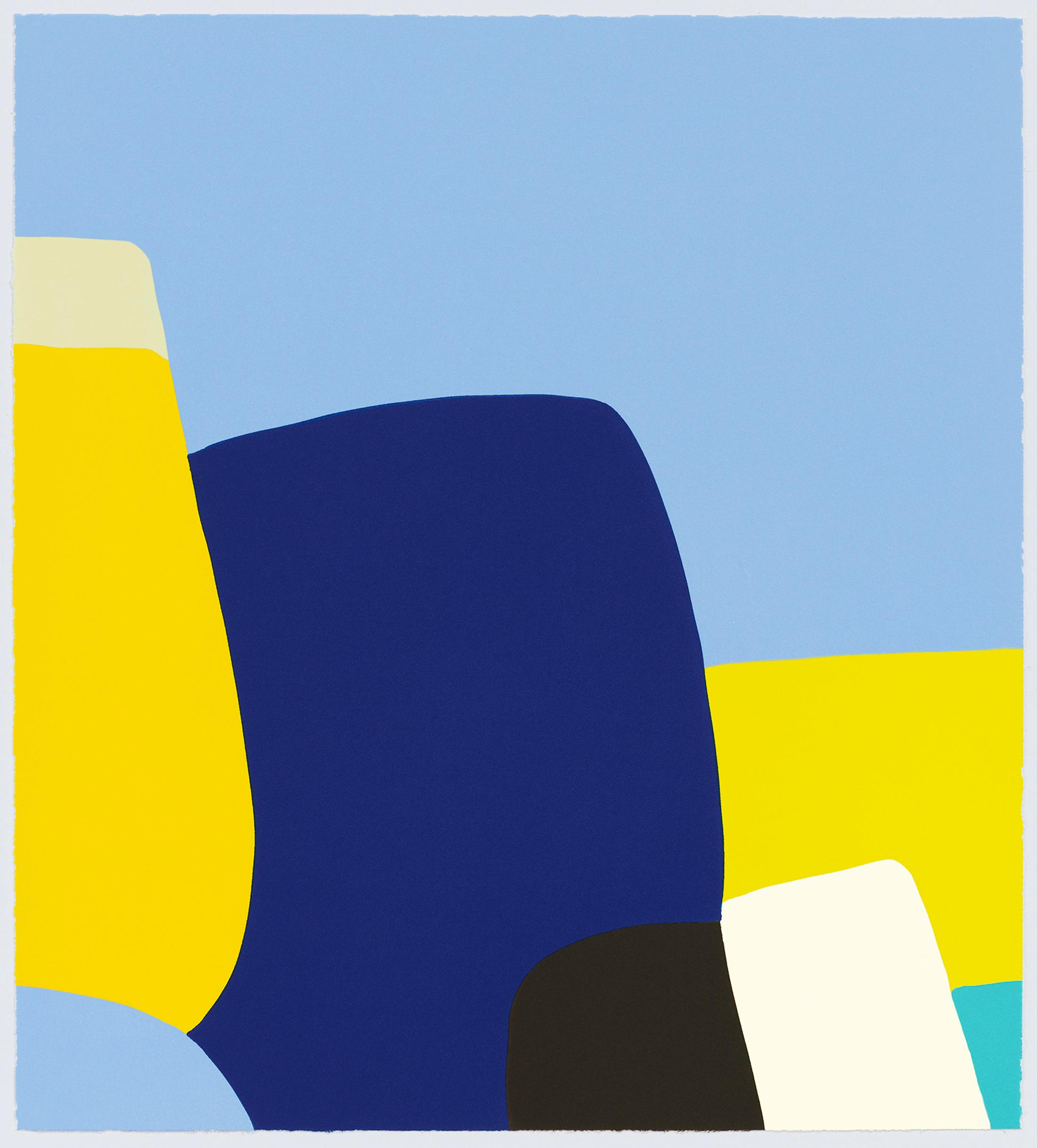 Exhibition View Groupshow «When color becomes form; view on Federico Herrero, Uvita, 2020, Litograph, Edition of 30» at VFO, Zurich, 2020 / Photo: Bernhard Strauss / Courtesy: the artists and VFO