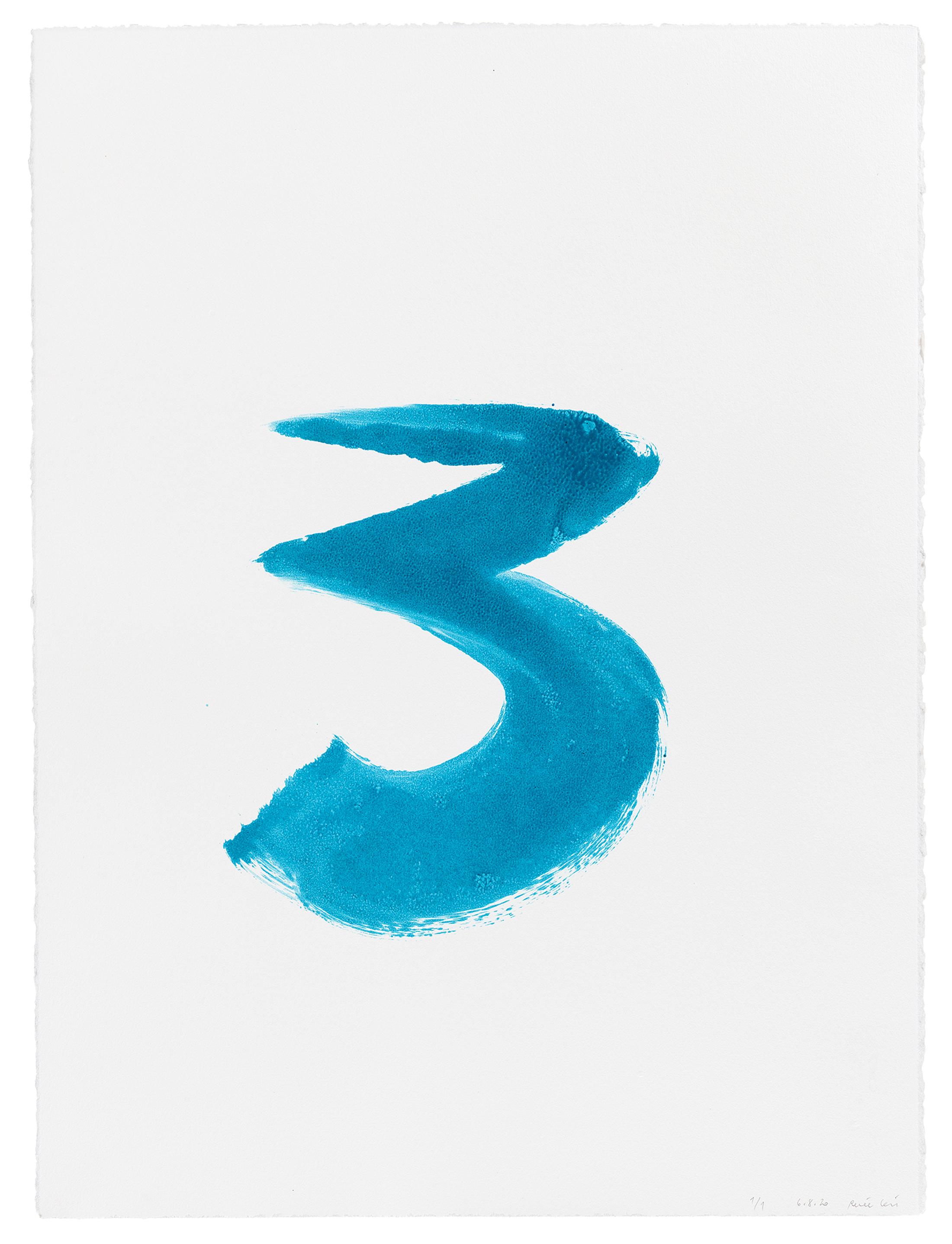 Exhibition View Groupshow «When color becomes form; view on Renée Levi, 06.08.20, 2020, 75x55 cm, Monotype, 27» at VFO, Zurich, 2020 / Photo: Bernhard Strauss / Courtesy: the artists and VFO