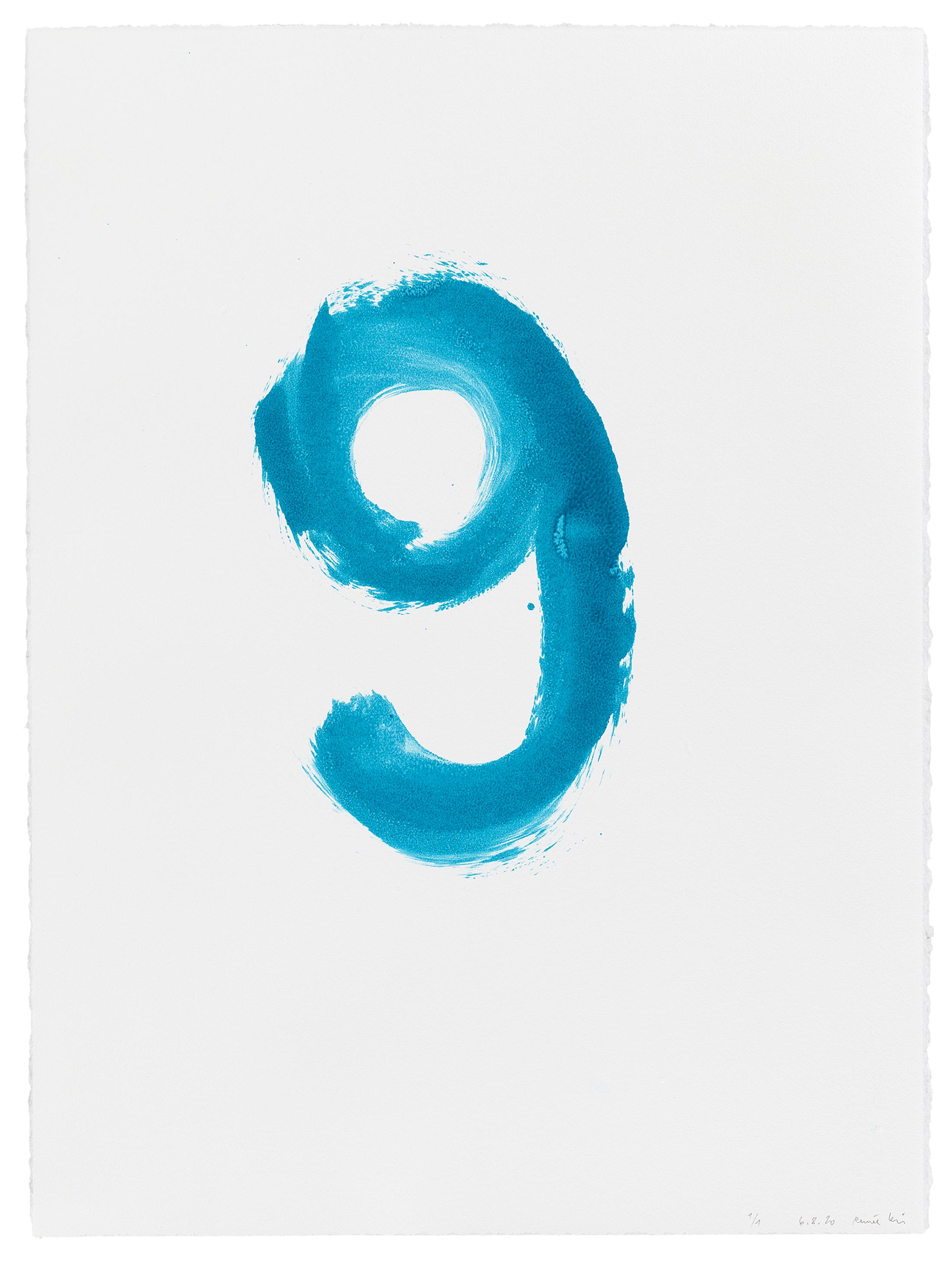 Exhibition View Groupshow «When color becomes form; view on Renée Levi, 06.08.20, 2020, 75x55 cm, Monotype, 27» at VFO, Zurich, 2020 / Photo: Bernhard Strauss / Courtesy: the artists and VFO