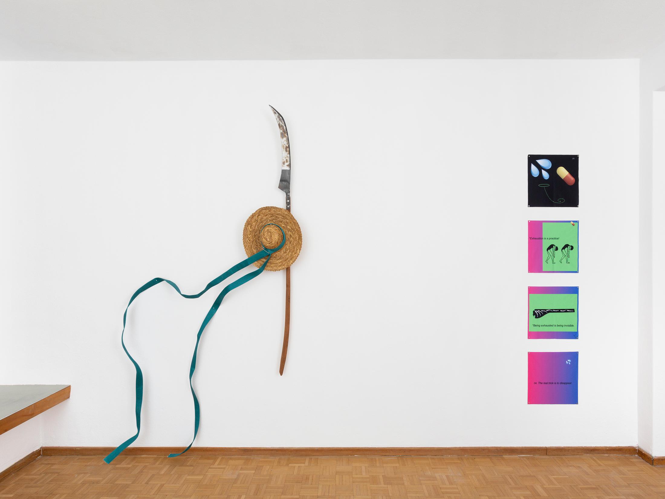 Exhibition View Group Show «When Red and White ain’t so Black and White» at Sentiment, Zurich, 2022 / Photo: Julien Gremaud / Courtesy: the artists and Sentiment