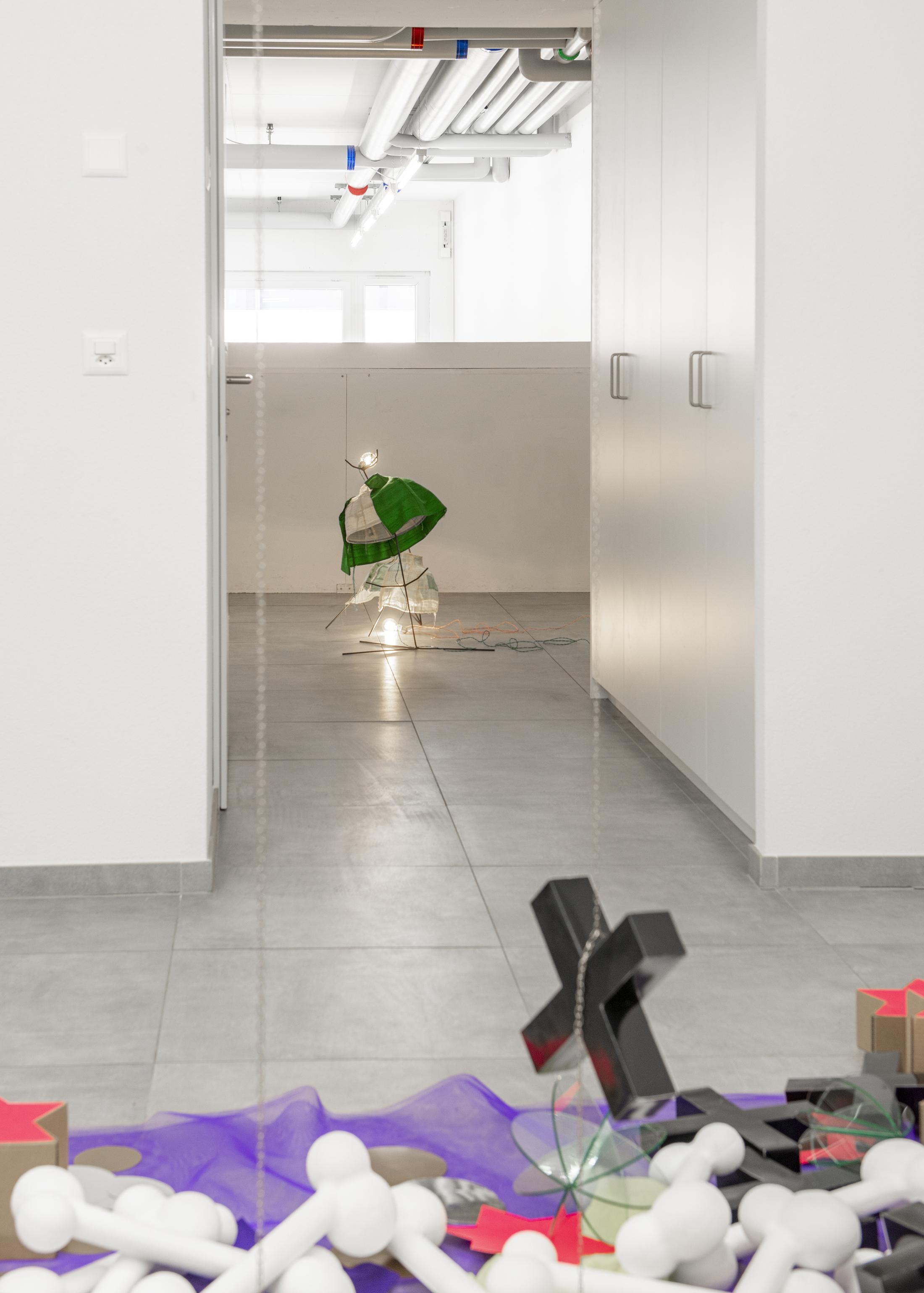 Exhibition View Group Show «Why do we say a house burns down, when the fire is burning up?» at All Stars, Lausanne, 2022 / Photo: Simon Rimaz / Courtesy: the artists and All Stars