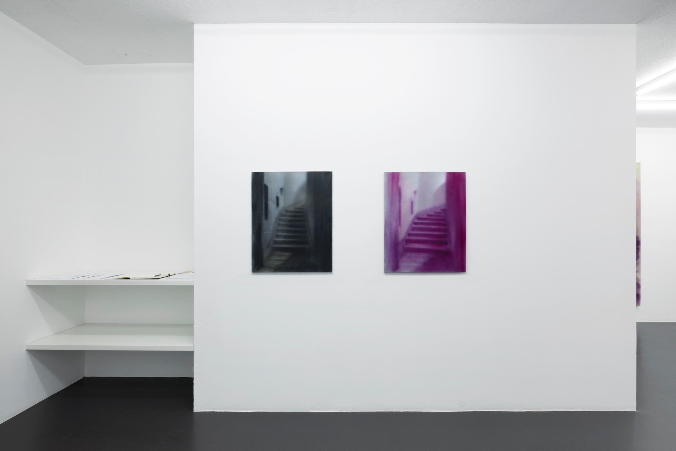 Exhibition View Will Sheldon Solo Show «Luxury Loneliness» at Weiss Falk, Basel, 2022 / Photo: Gina Folly / Courtesy: the artist and Weiss Falk