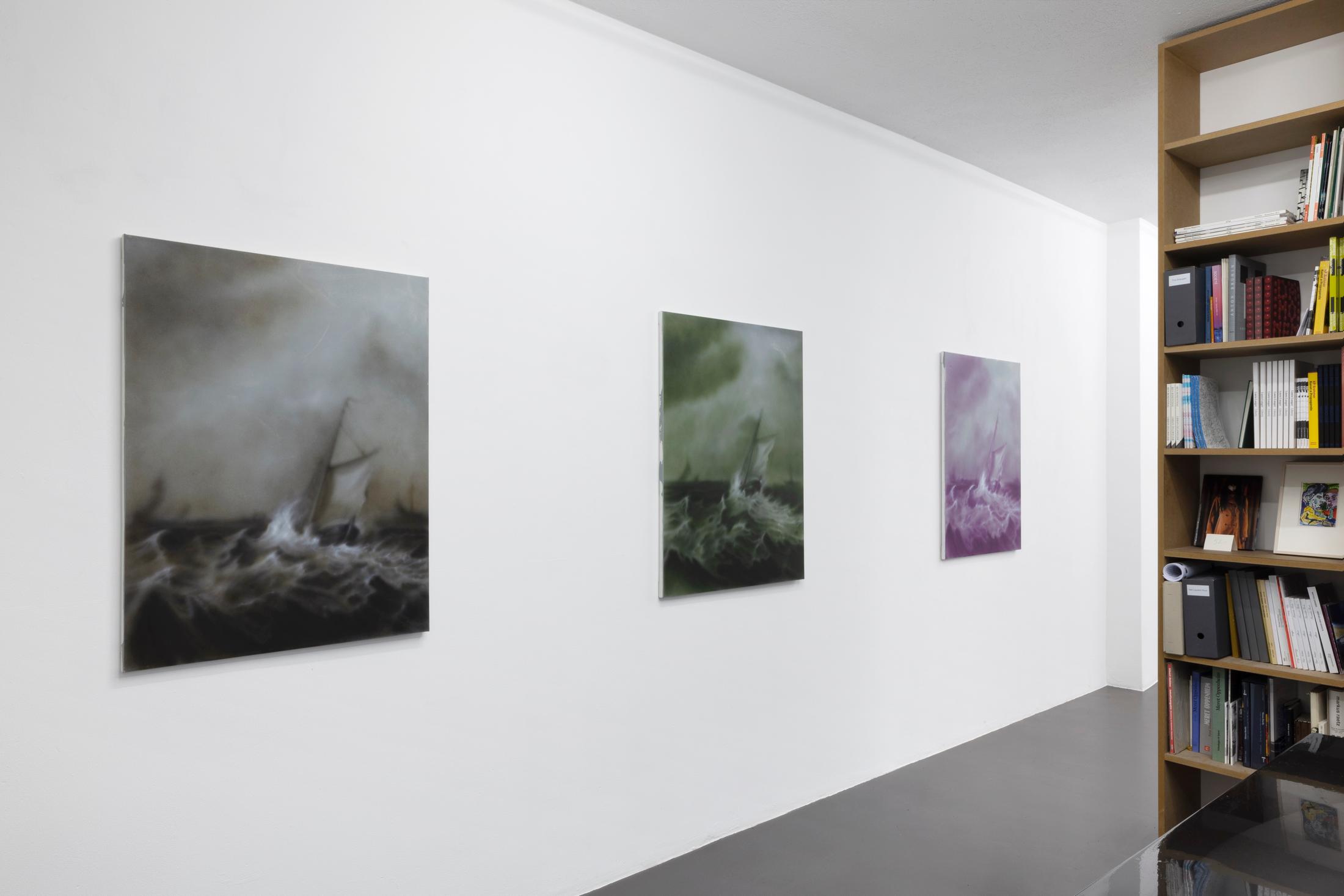 Exhibition View Will Sheldon Solo Show «Luxury Loneliness» at Weiss Falk, Basel, 2022 / Photo: Gina Folly / Courtesy: the artist and Weiss Falk