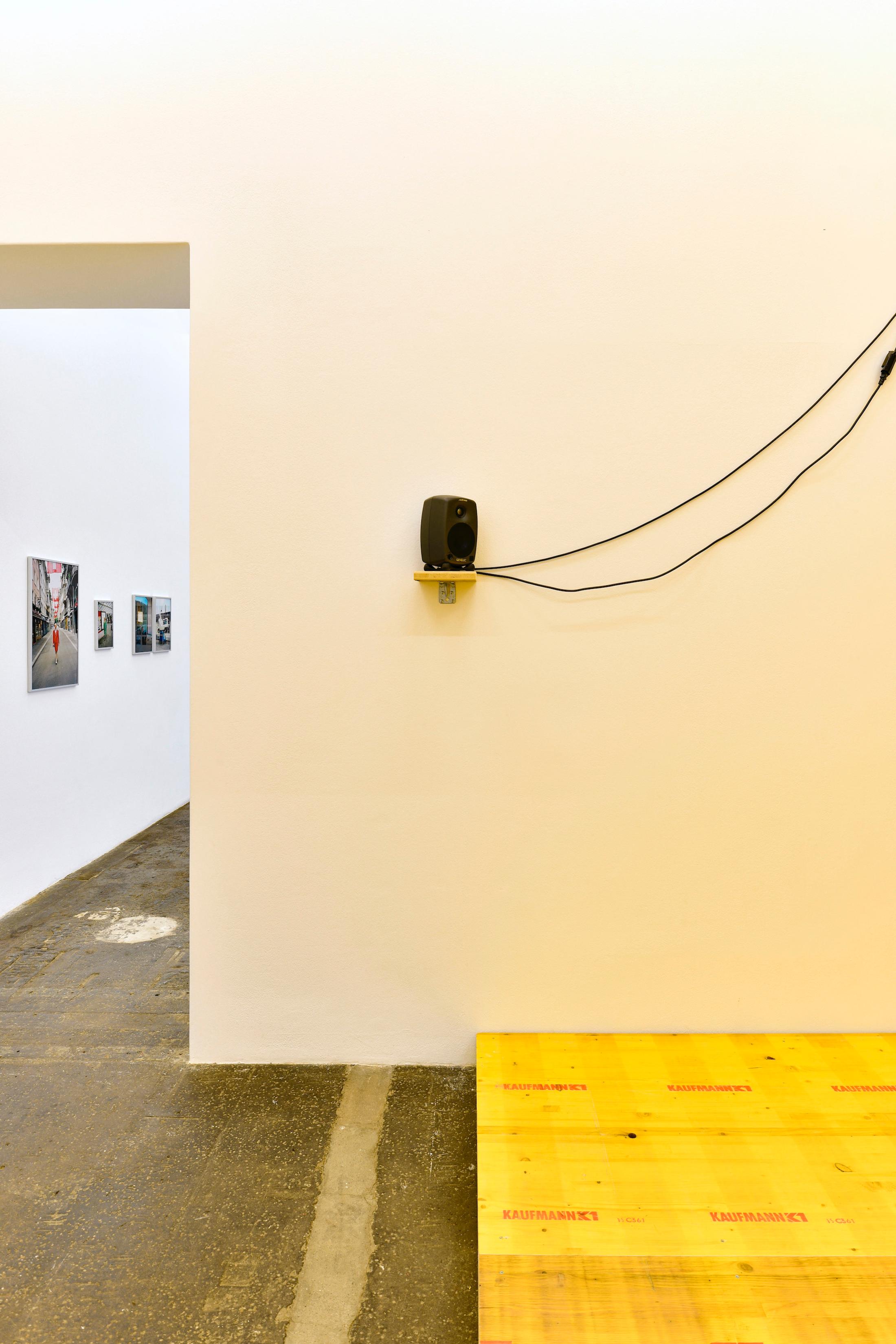 Exhibition View Group Show «WO WIR» with Jiří Makovec, Caroline Ann Baur & Vanessà Heer at Kunst Halle Sankt Gallen, St. Gallen, 2020 / Photo: Kunst Halle Sankt Gallen, Sebastian Schaub / Courtesy: the artists and Kunst Halle Sankt Gallen