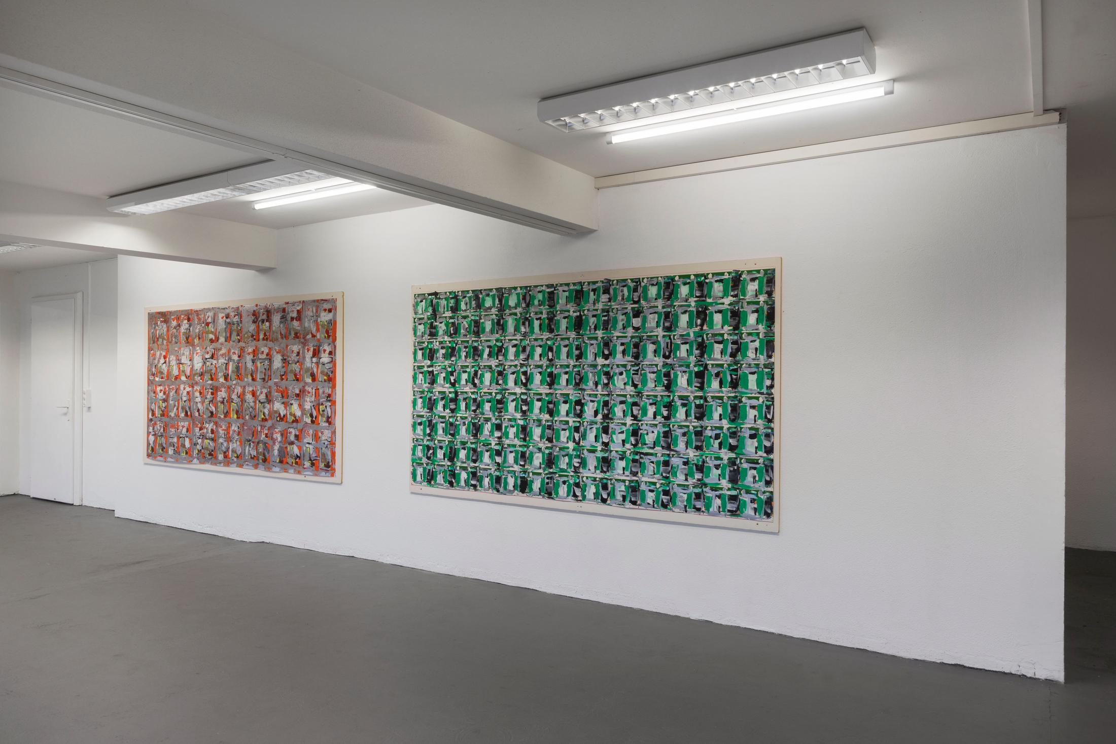 Exhibition View Wolfgang Voigt Soloshow «Wald Loops» at Suns Works, Zurich, 2020 / Photo: Simon Baumberger / Courtesy: the artist and Suns Works