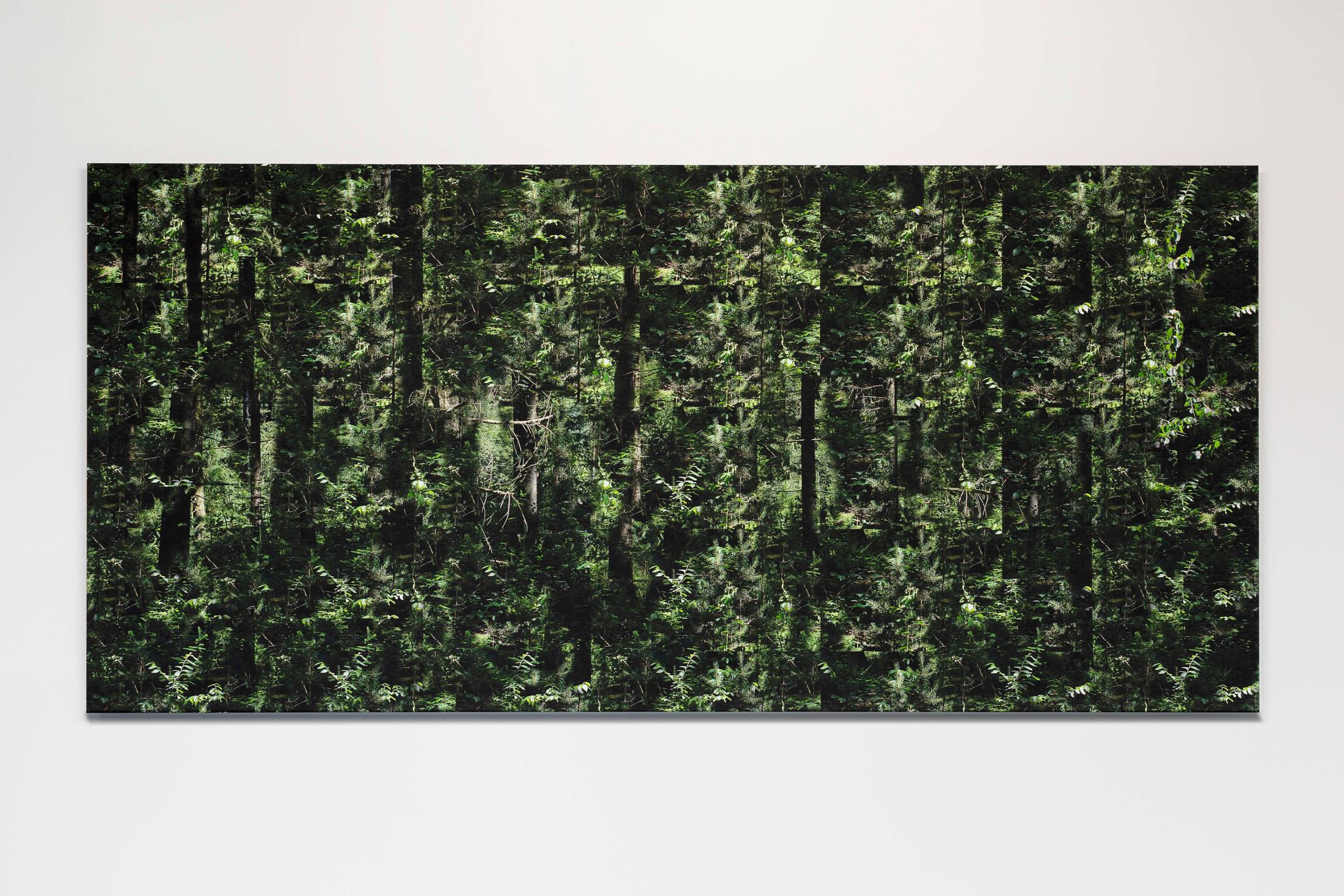 Exhibition View Wolfgang Voigt Soloshow «Wald Loops; view on Wolfgang Voigt, Waldloop 3.10, 2016» at Suns Works, Zurich, 2020 / Photo: Simon Baumberger / Courtesy: the artist and Suns Works