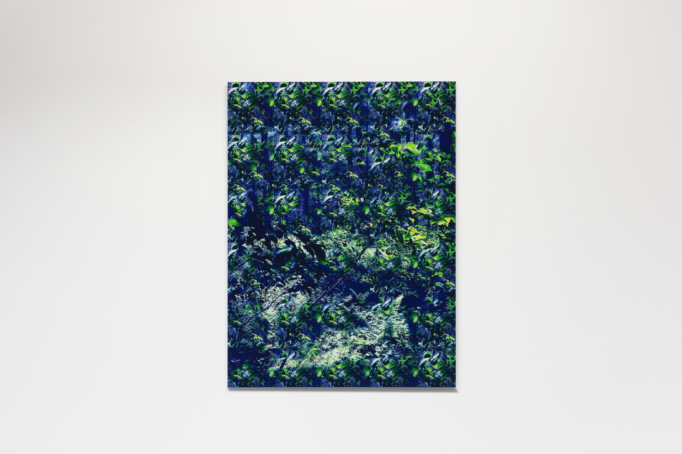 Exhibition View Wolfgang Voigt Soloshow «Wald Loops; view on Wolfgang Voigt, Waldloop 6.6, 2020» at Suns Works, Zurich, 2020 / Photo: Simon Baumberger / Courtesy: the artist and Suns Works